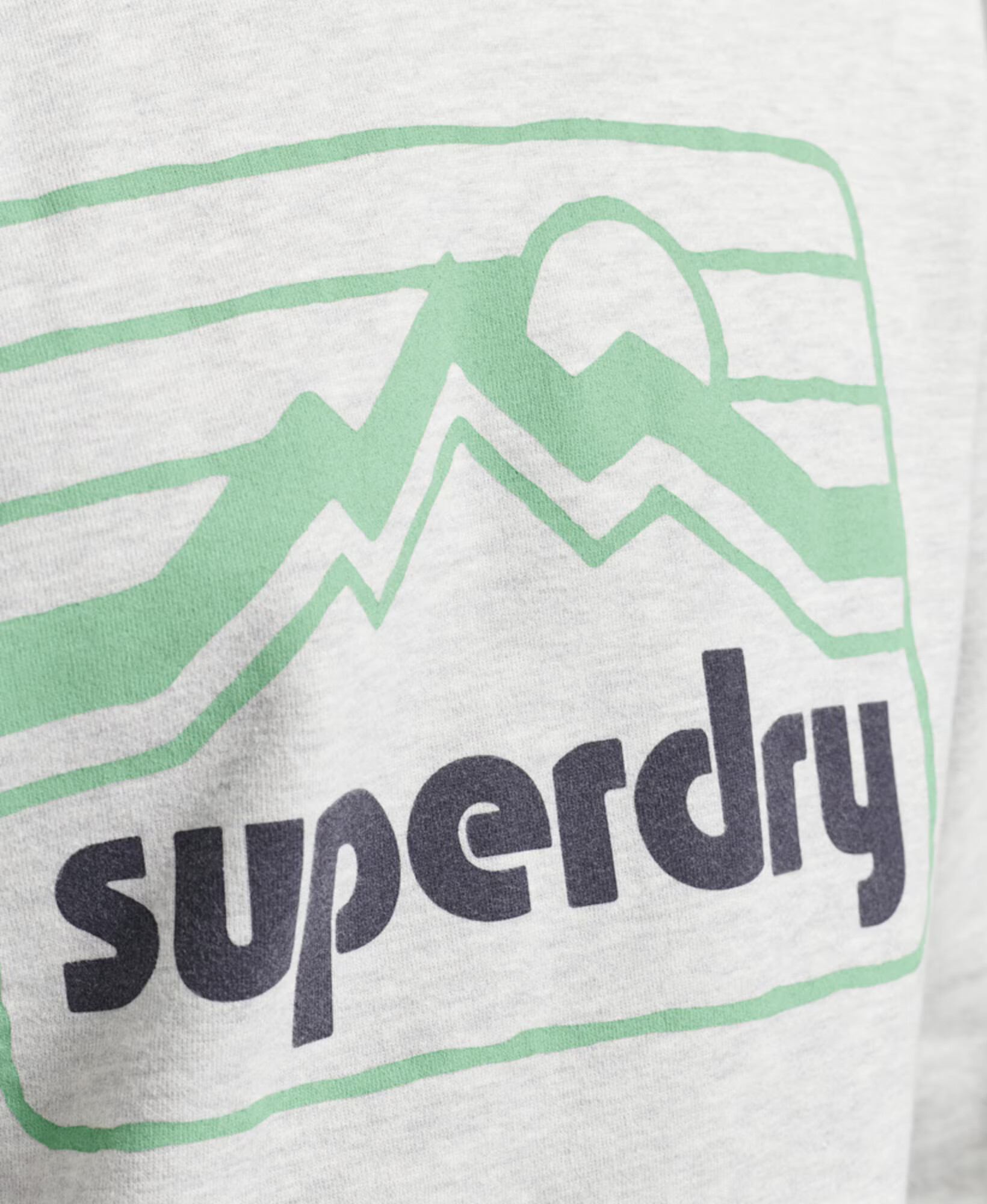 Superdry Mikina sivá / zelená / čierna - Pepit.sk