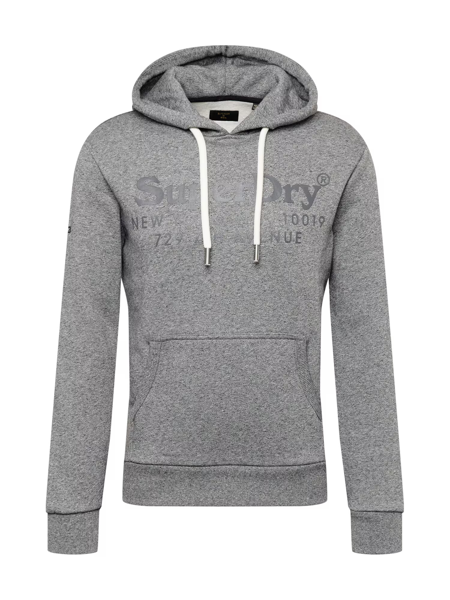 Superdry Mikina 'Venue' sivá melírovaná / čierna / biela - Pepit.sk