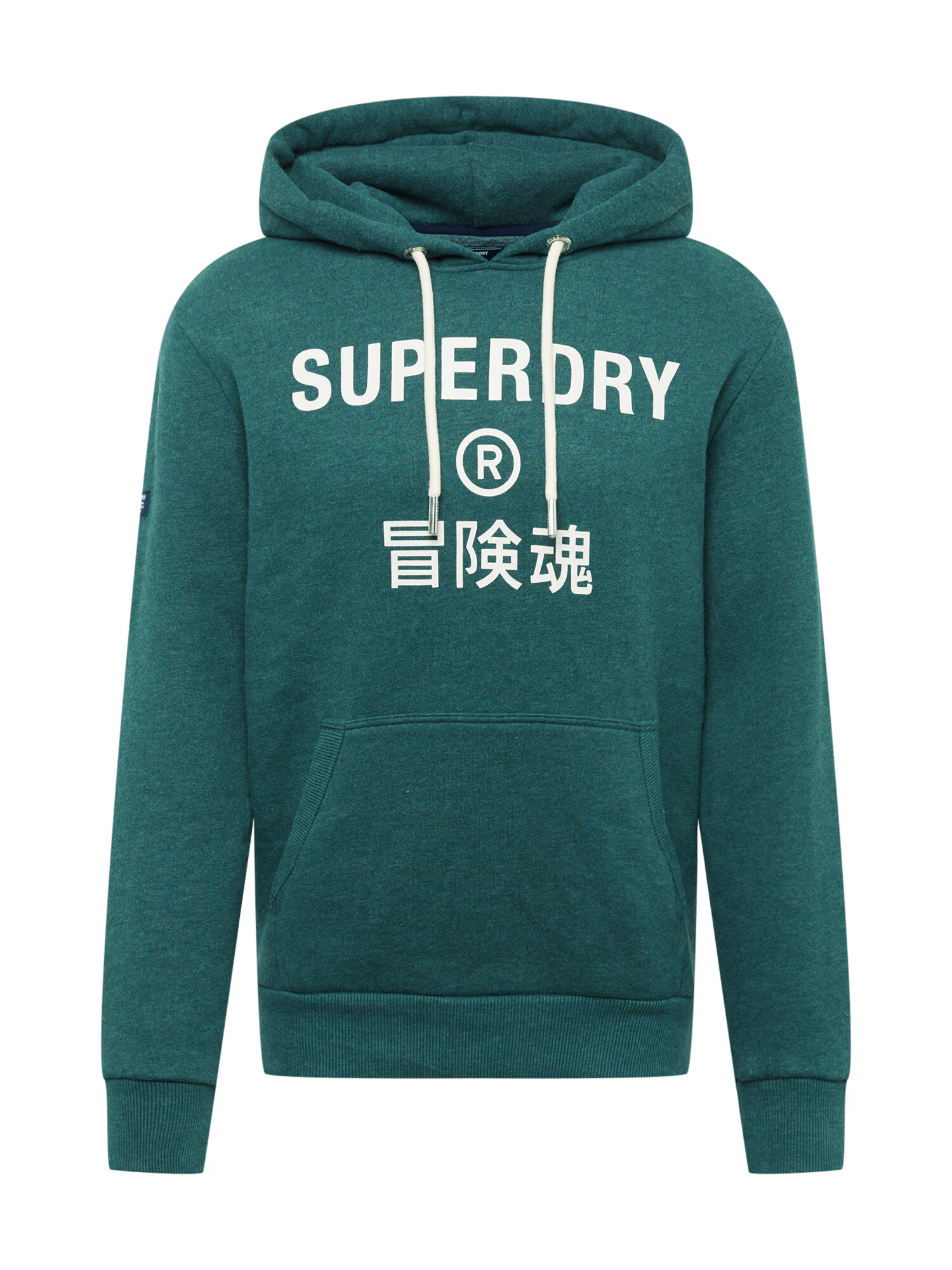 Superdry Mikina zelená / biela - Pepit.sk