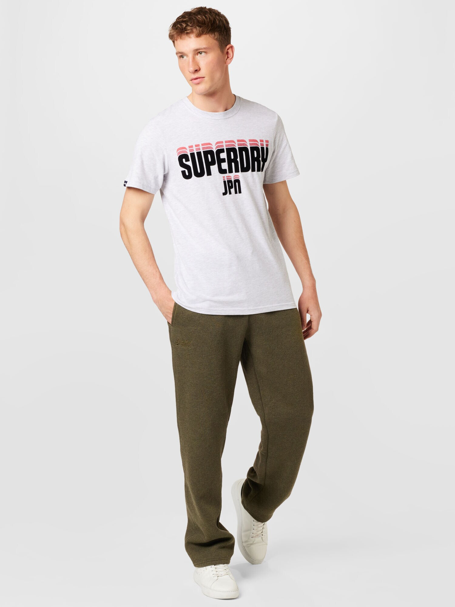 Superdry Nohavice olivová - Pepit.sk