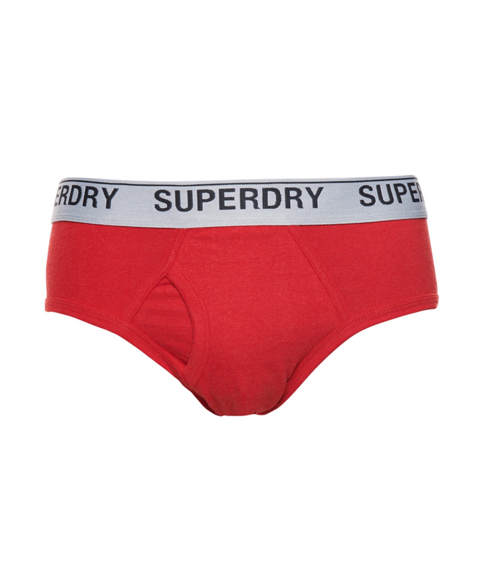 Superdry Nohavičky burgundská / červená melírovaná / čierna / biela - Pepit.sk