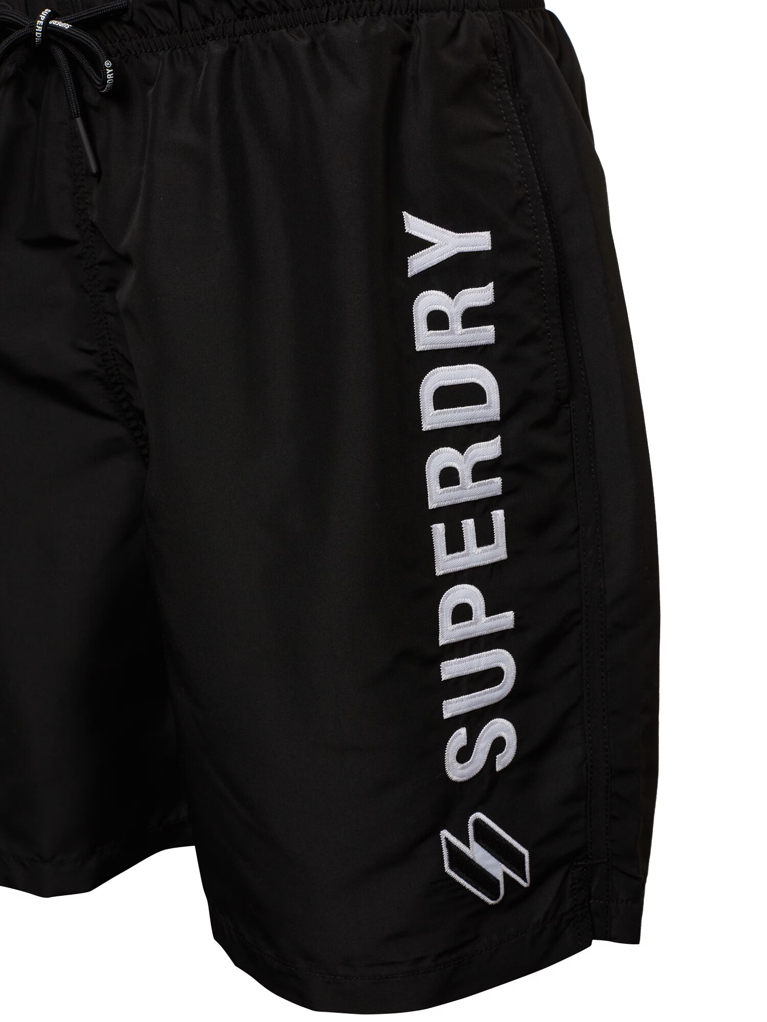 Superdry Plavecké šortky čierna / biela - Pepit.sk