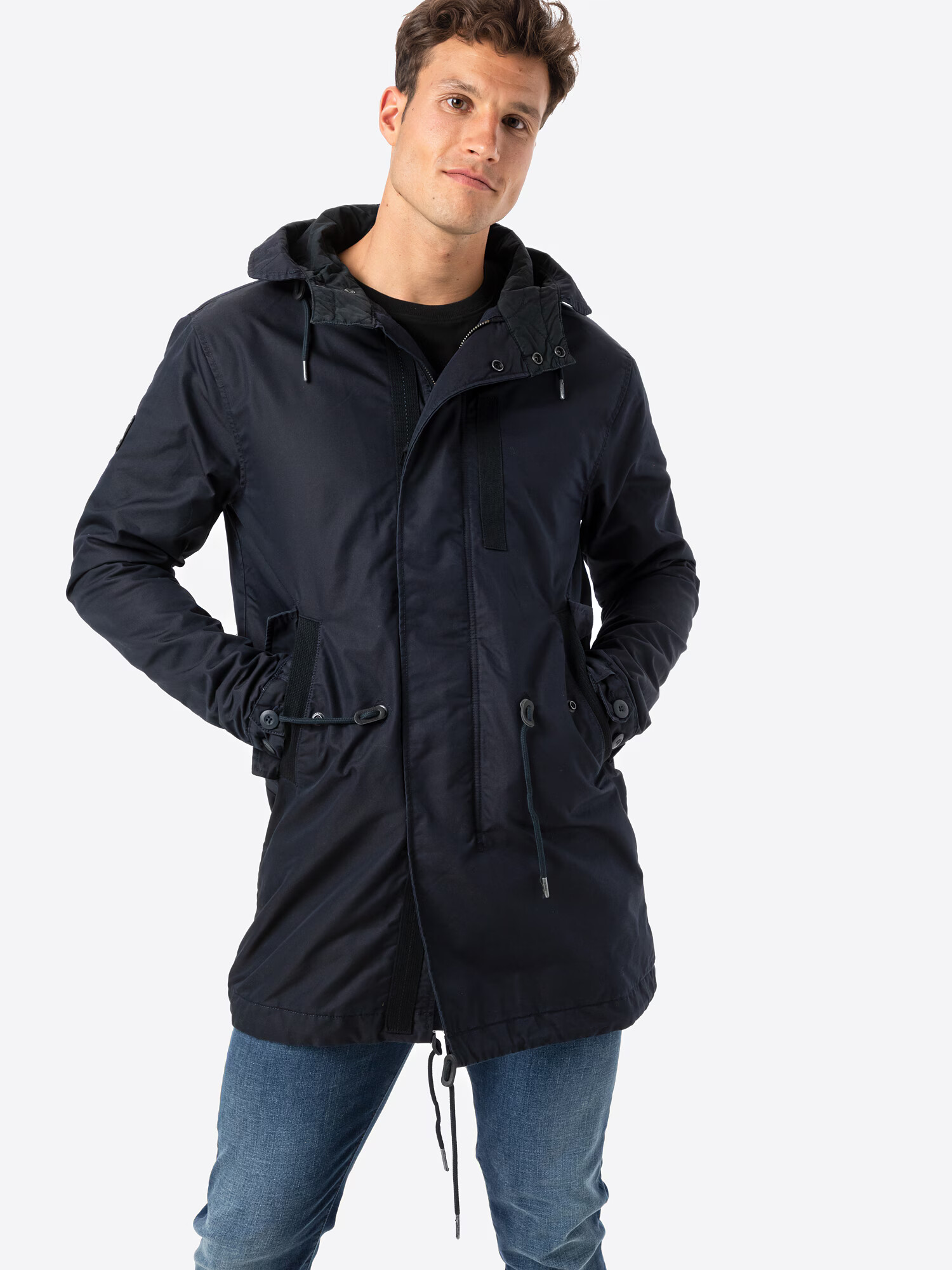 Superdry Prechodná parka čierna - Pepit.sk