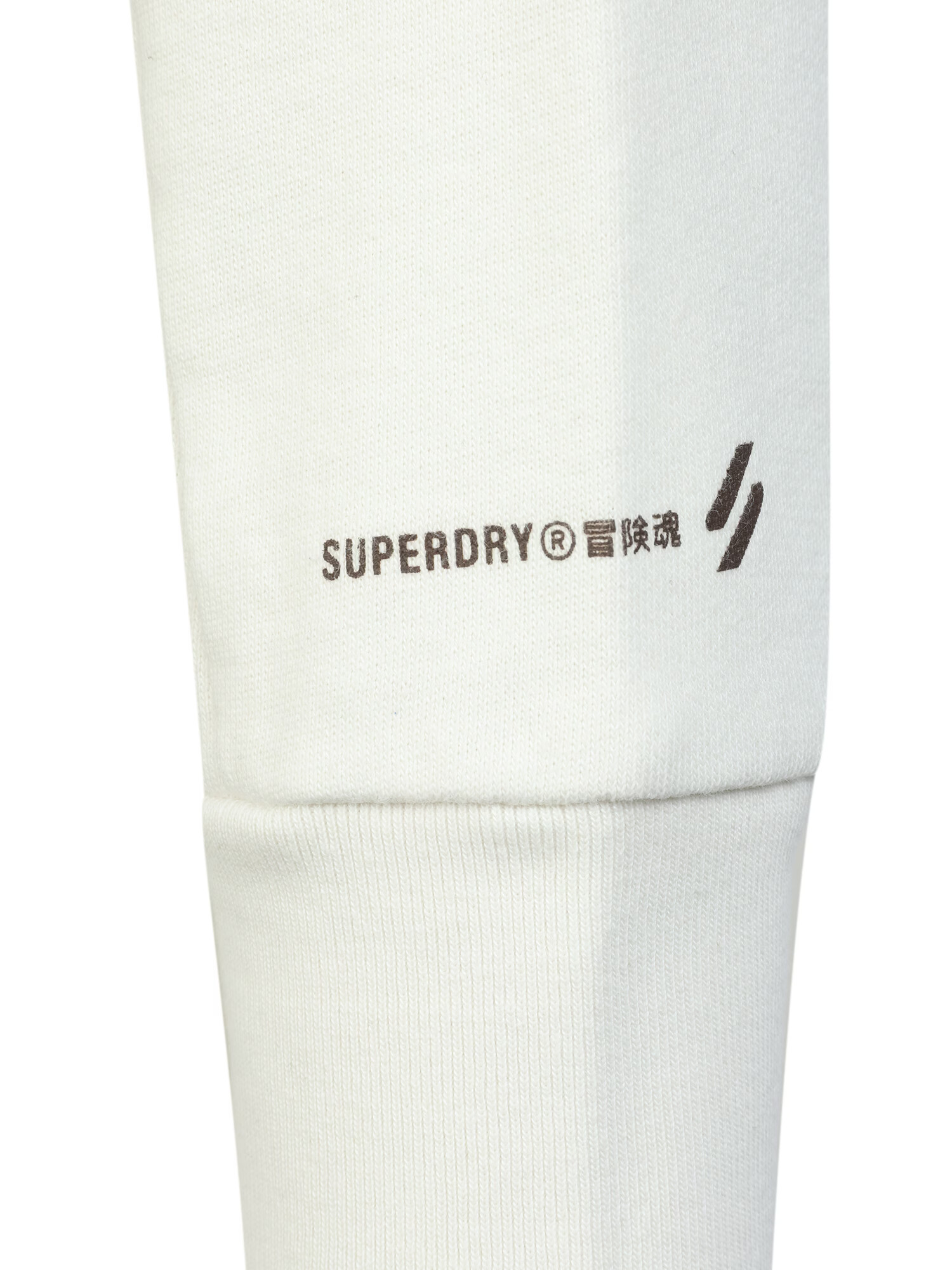 Superdry Športová mikina čierna / biela - Pepit.sk