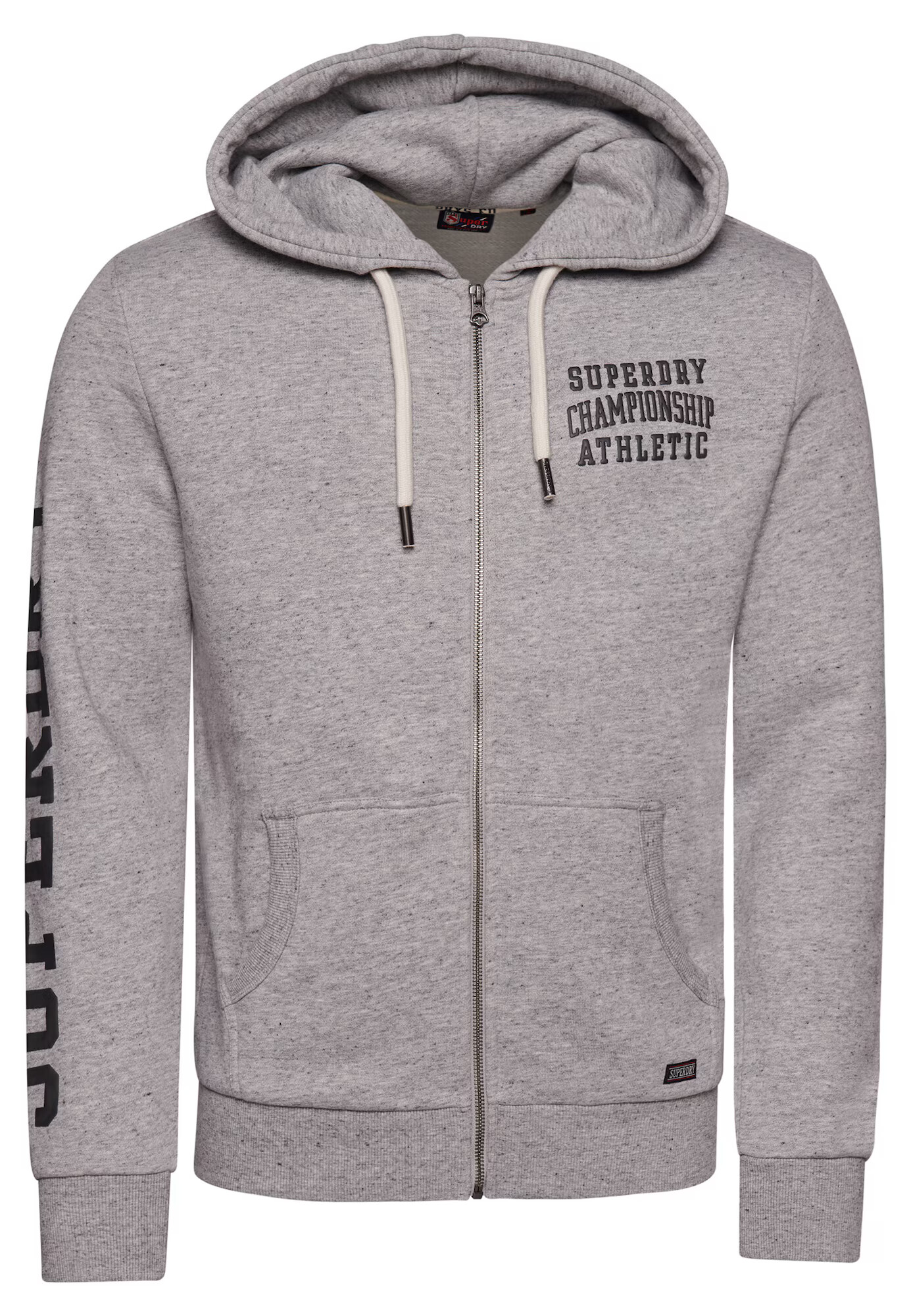 Superdry Tepláková bunda 'Gym Athletic' námornícka modrá / sivá / červená - Pepit.sk