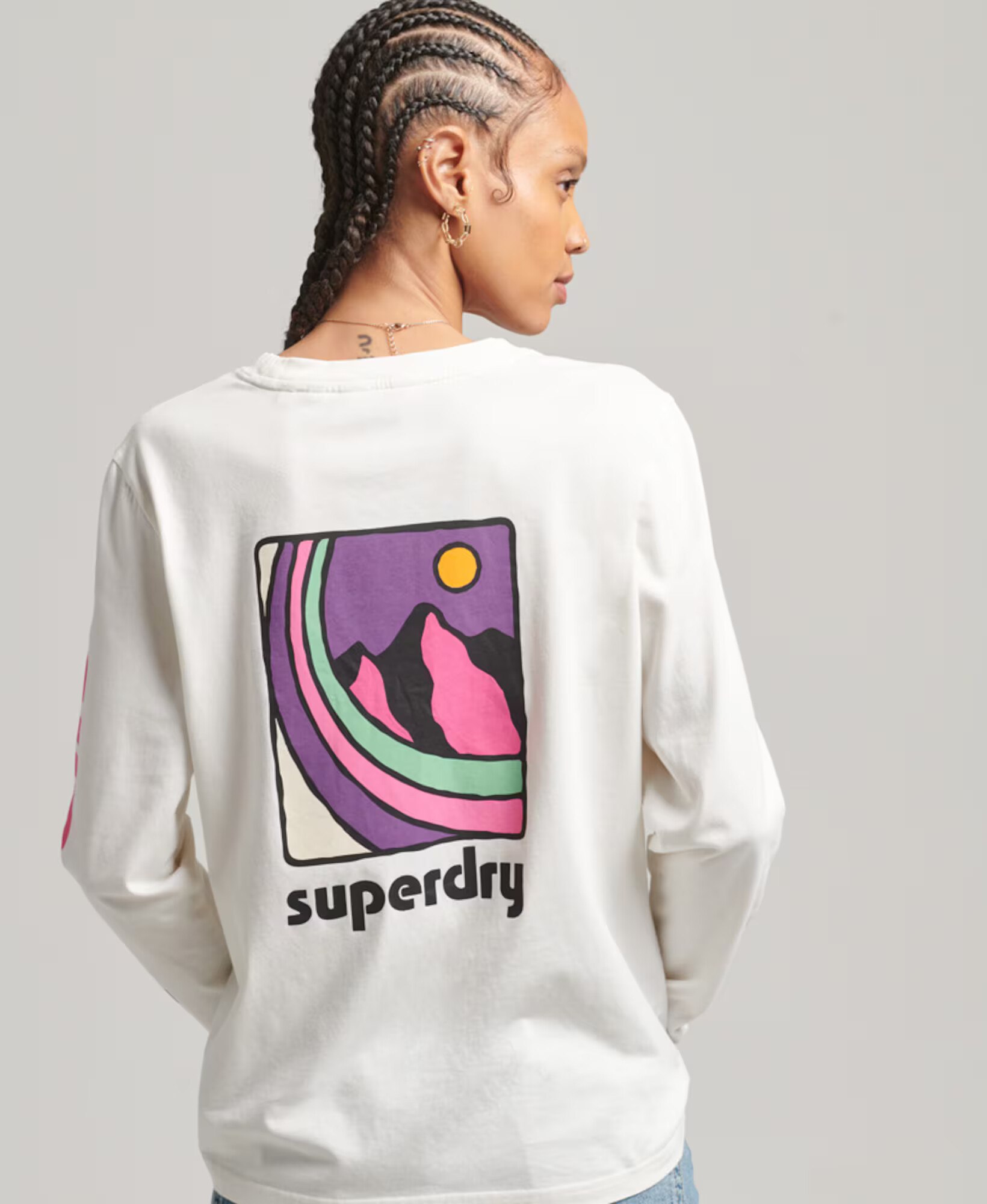 Superdry Tričko '90s Terrain' zmiešané farby / biela - Pepit.sk