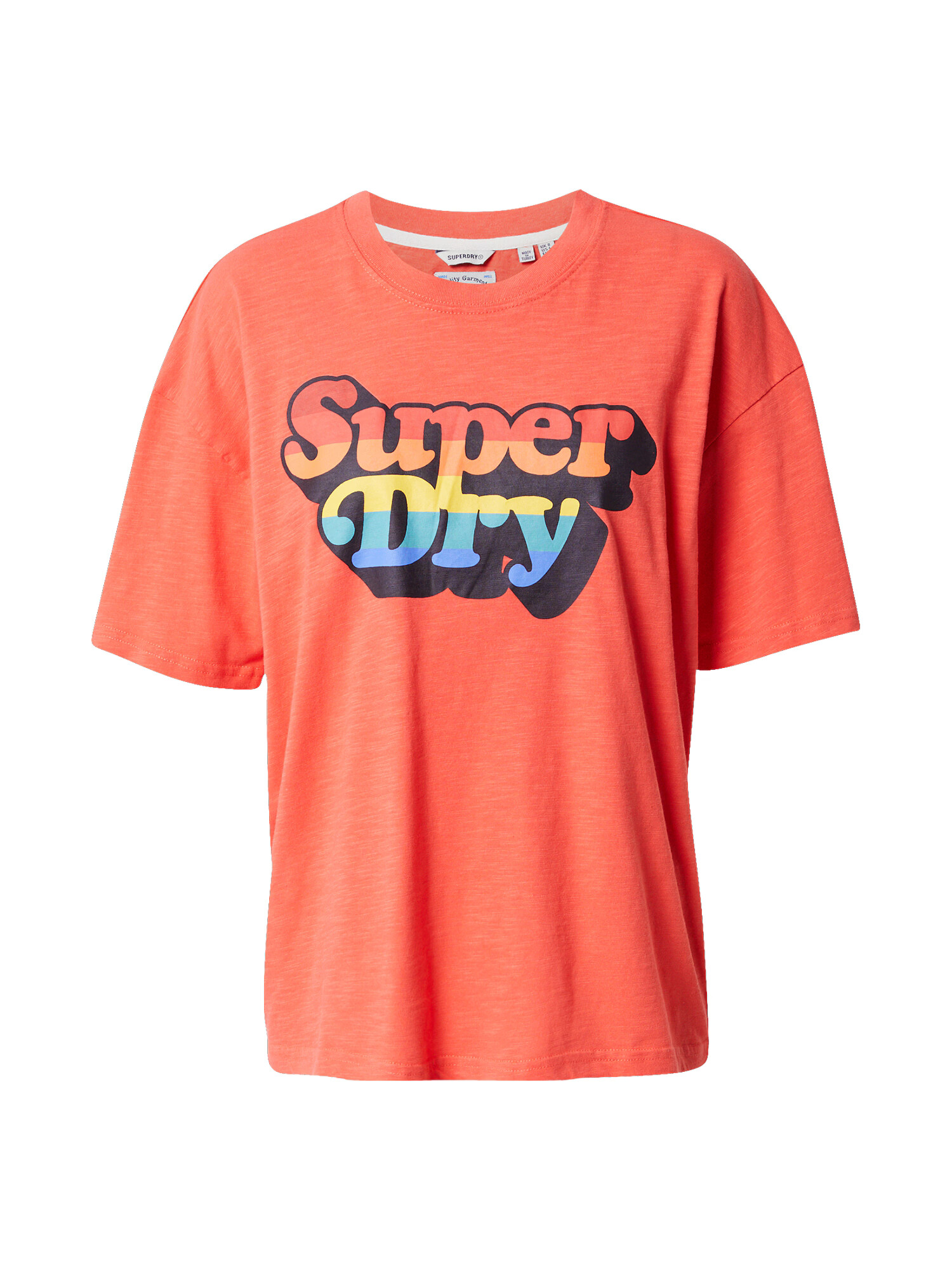 Superdry Tričko 'Cali' modrá / žltá / oranžová / červená - Pepit.sk