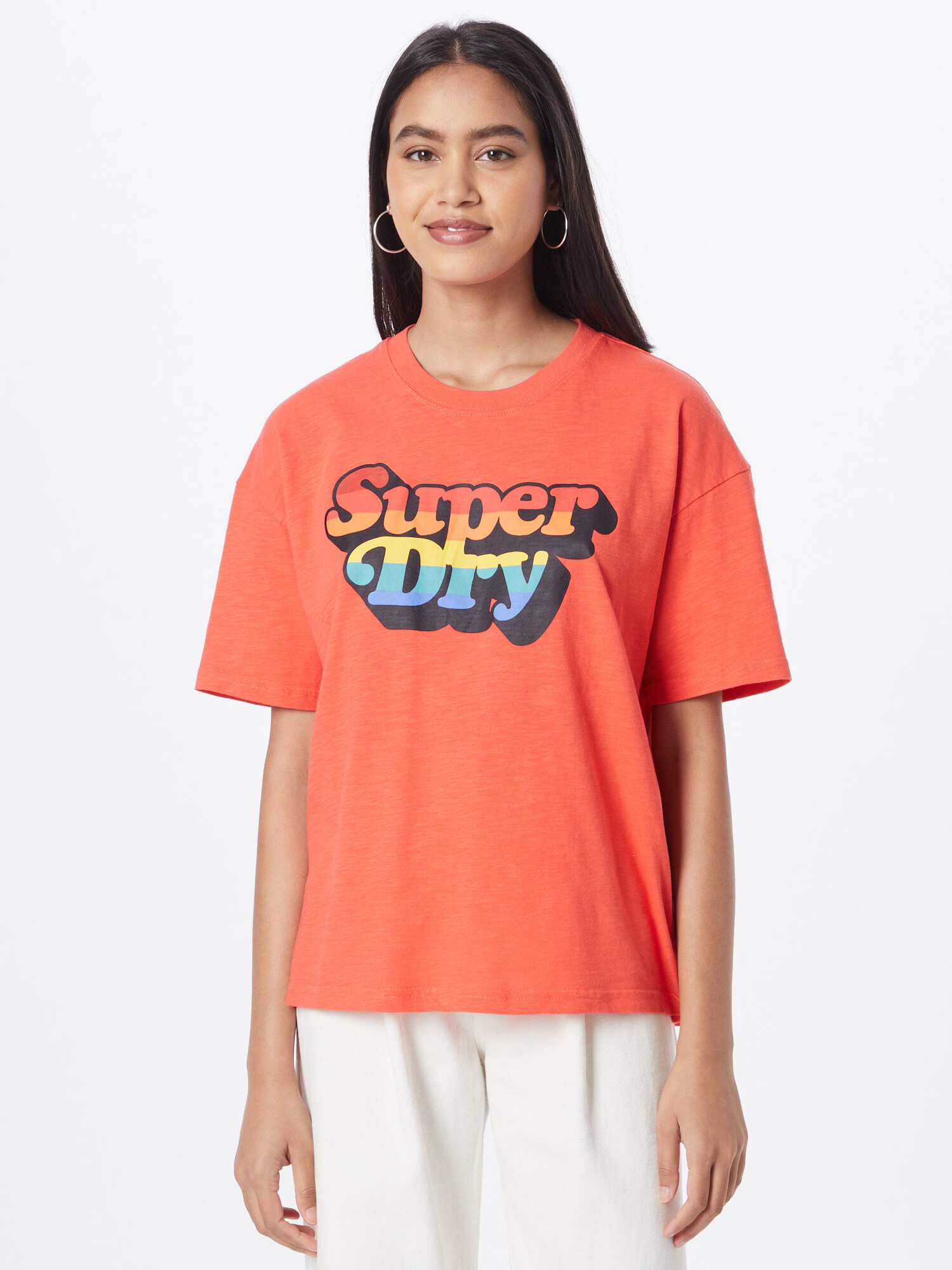 Superdry Tričko 'Cali' modrá / žltá / oranžová / červená - Pepit.sk