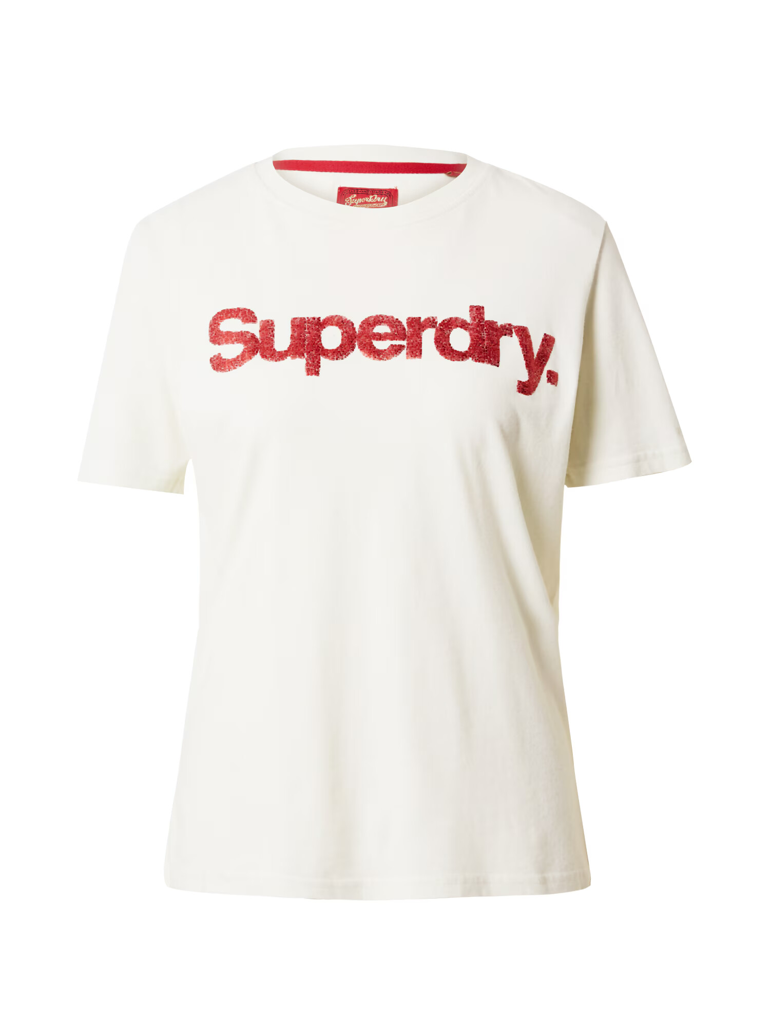 Superdry Tričko červená / biela - Pepit.sk