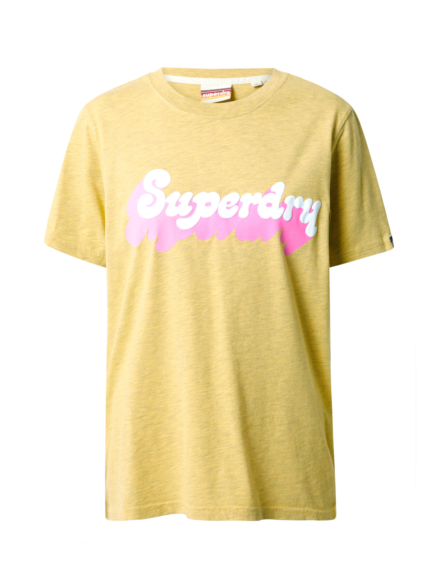 Superdry Tričko 'COOPER CITY' piesková / ružová / biela - Pepit.sk