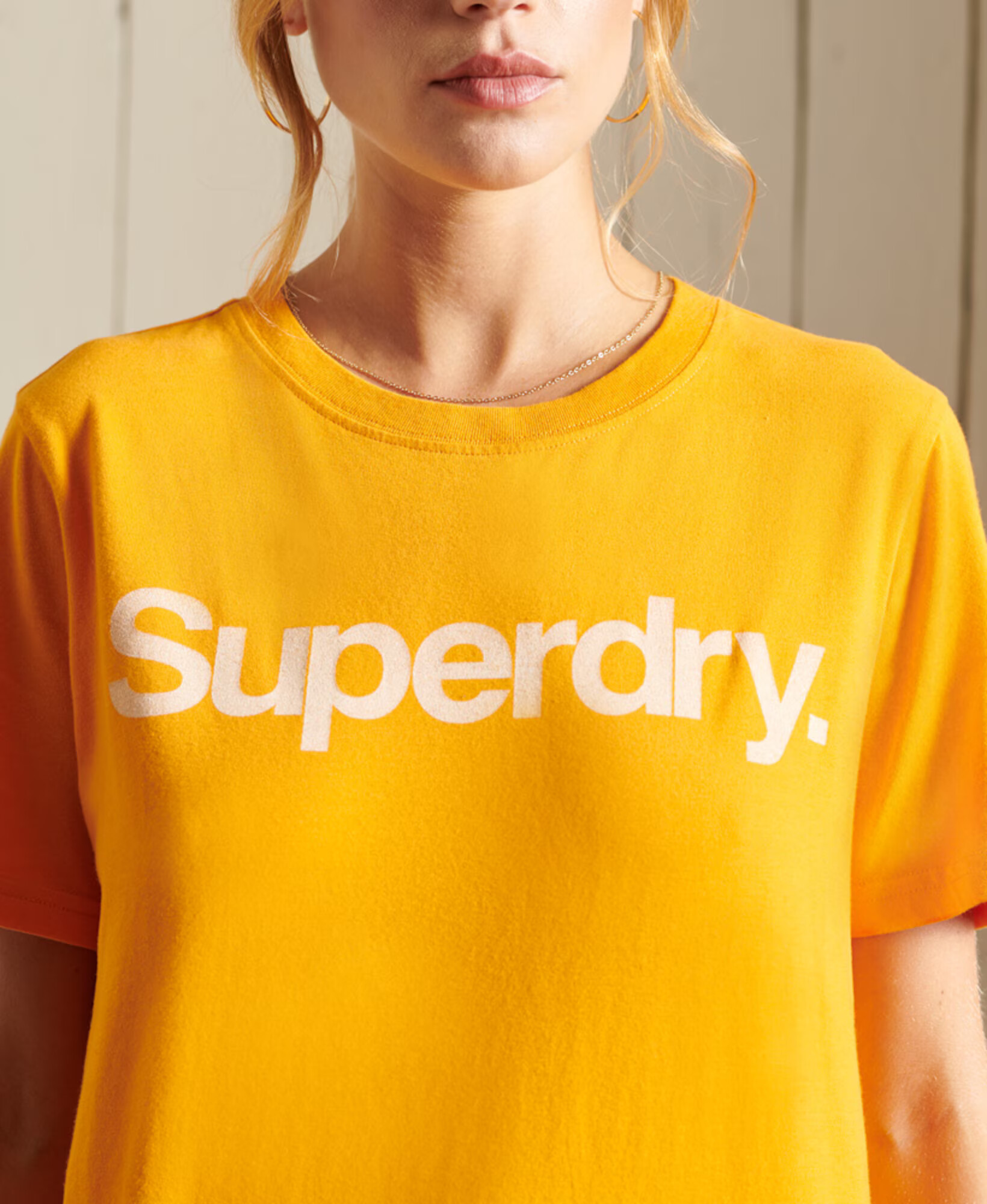 Superdry Tričko 'Core' námornícka modrá / zlatá žltá / svetloružová - Pepit.sk