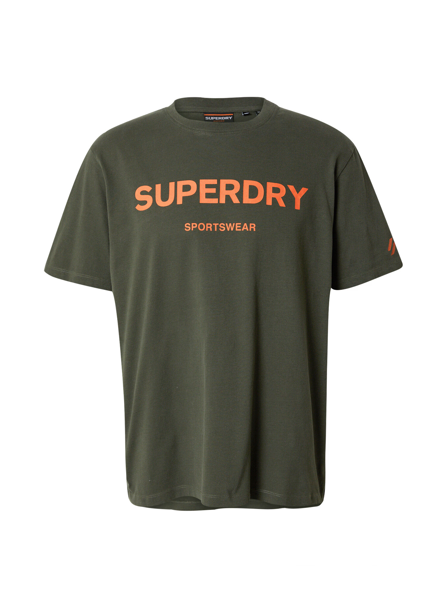 Superdry Tričko kaki / oranžová - Pepit.sk