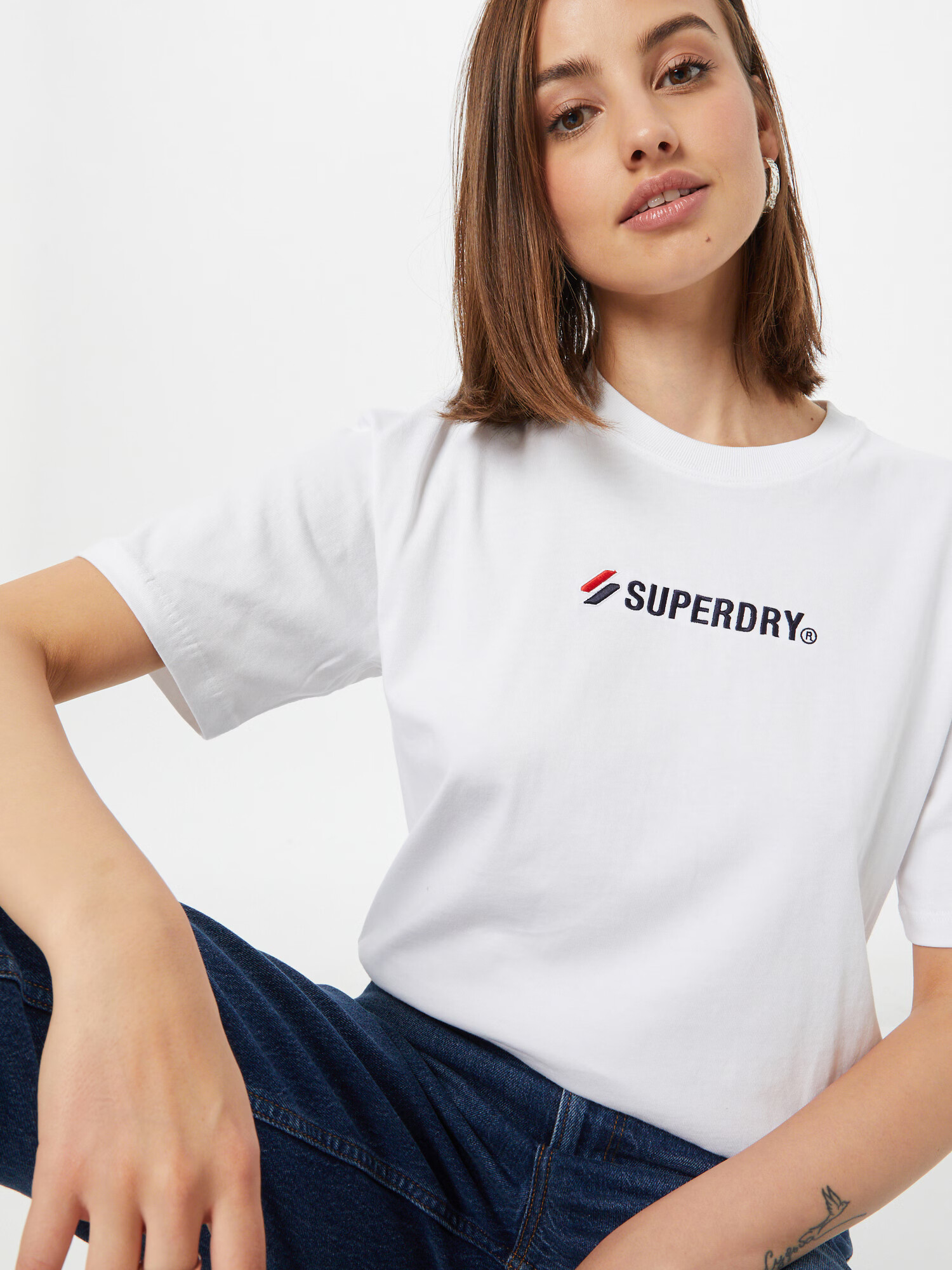 Superdry Tričko námornícka modrá / červená / biela - Pepit.sk