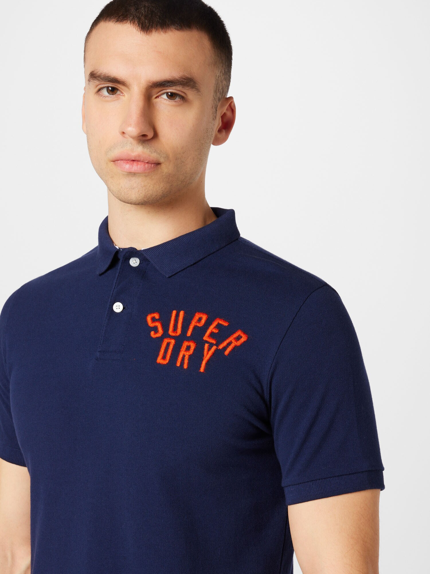 Superdry Tričko námornícka modrá / oranžová - Pepit.sk