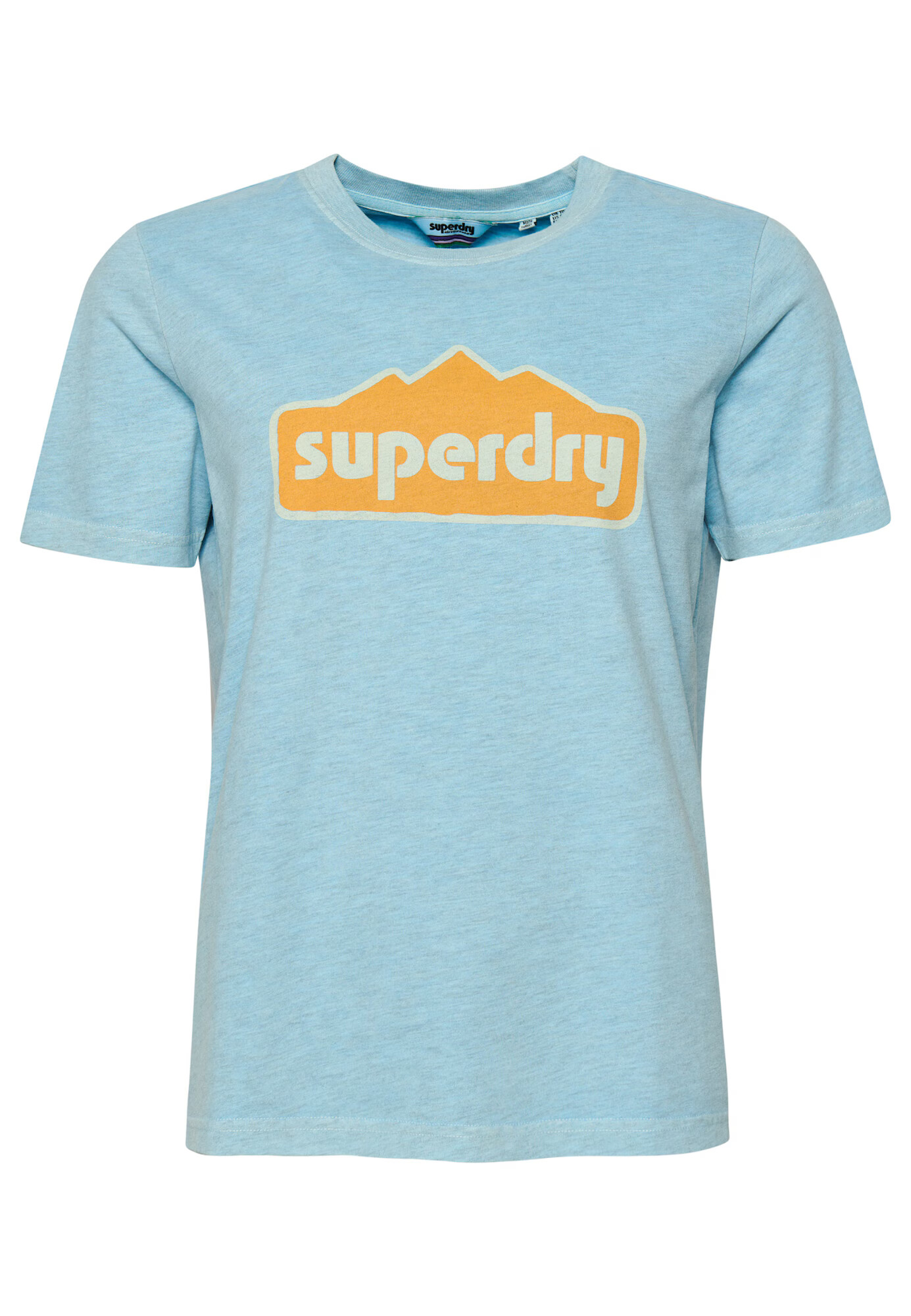 Superdry Tričko svetlomodrá / oranžová / biela - Pepit.sk