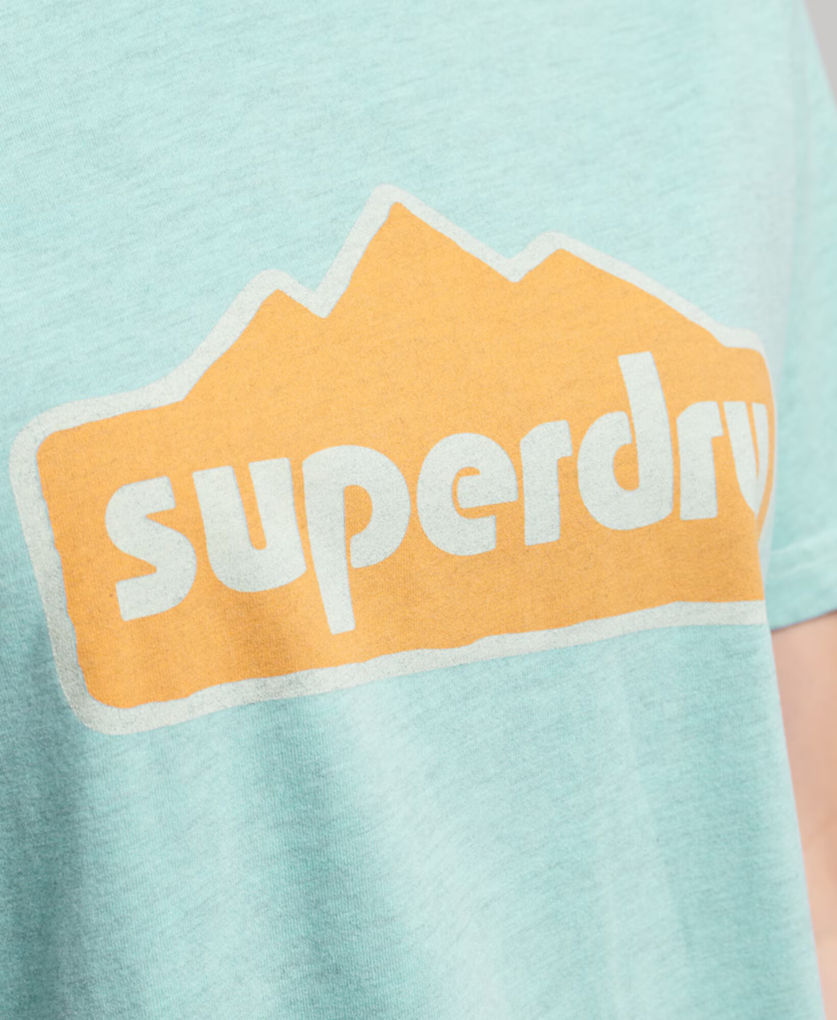 Superdry Tričko svetlomodrá / oranžová / biela - Pepit.sk