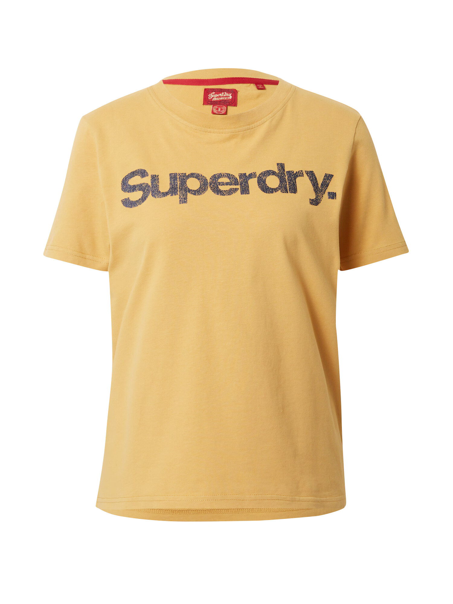 Superdry Tričko tmavomodrá / zlatá žltá - Pepit.sk