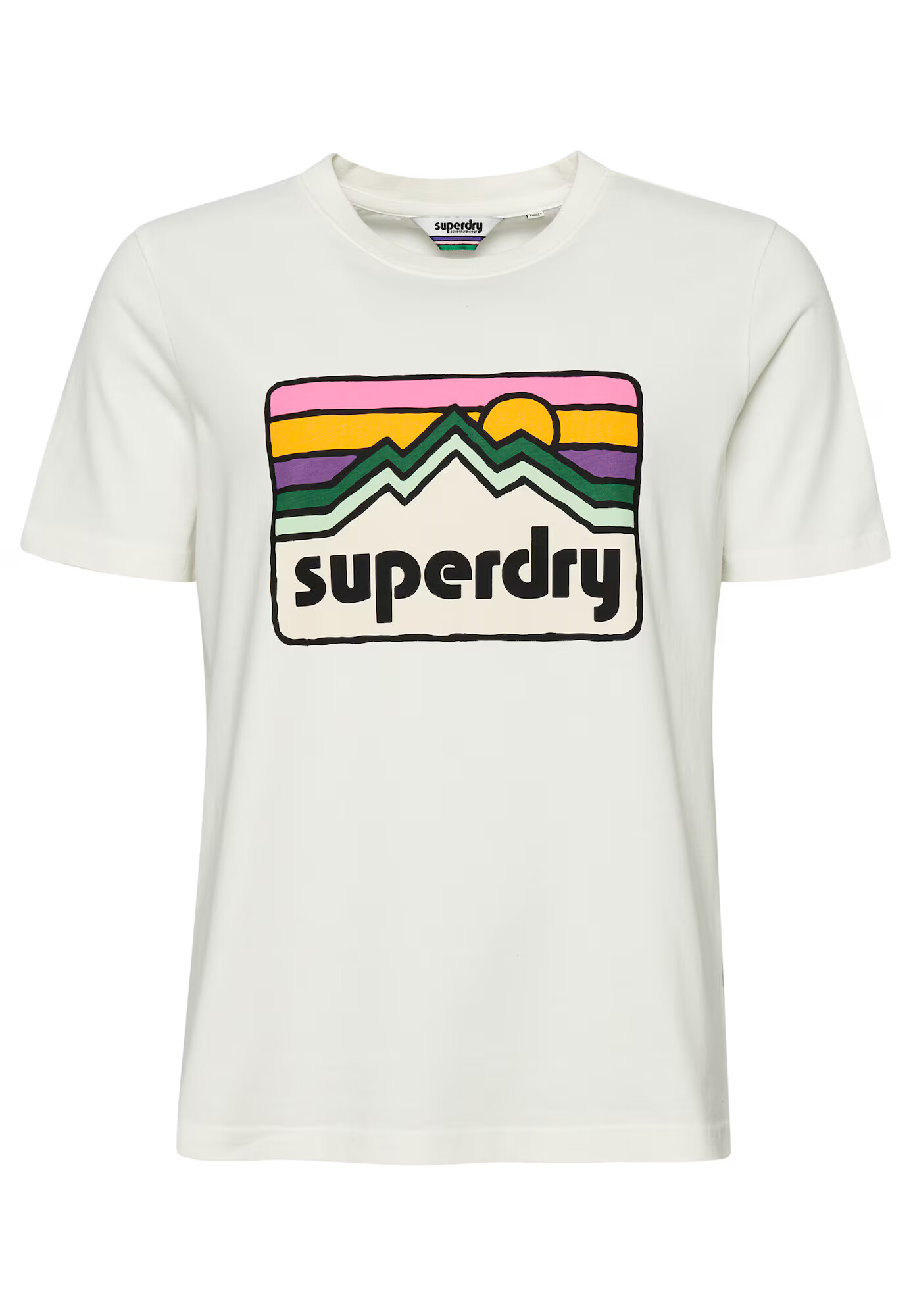 Superdry Tričko 'Vintage 90s Terrain' zmiešané farby / biela - Pepit.sk