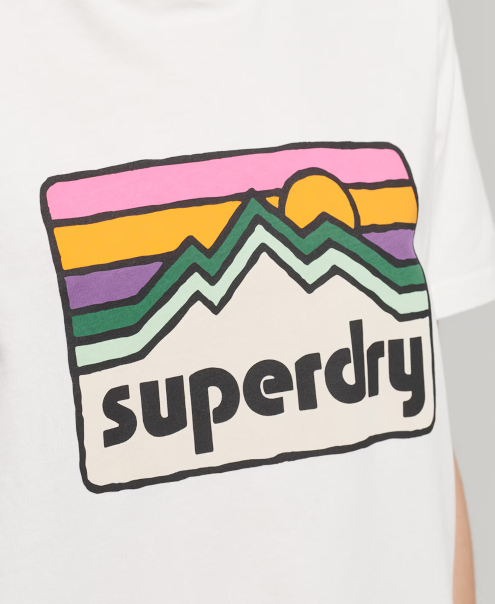 Superdry Tričko 'Vintage 90s Terrain' zmiešané farby / biela - Pepit.sk