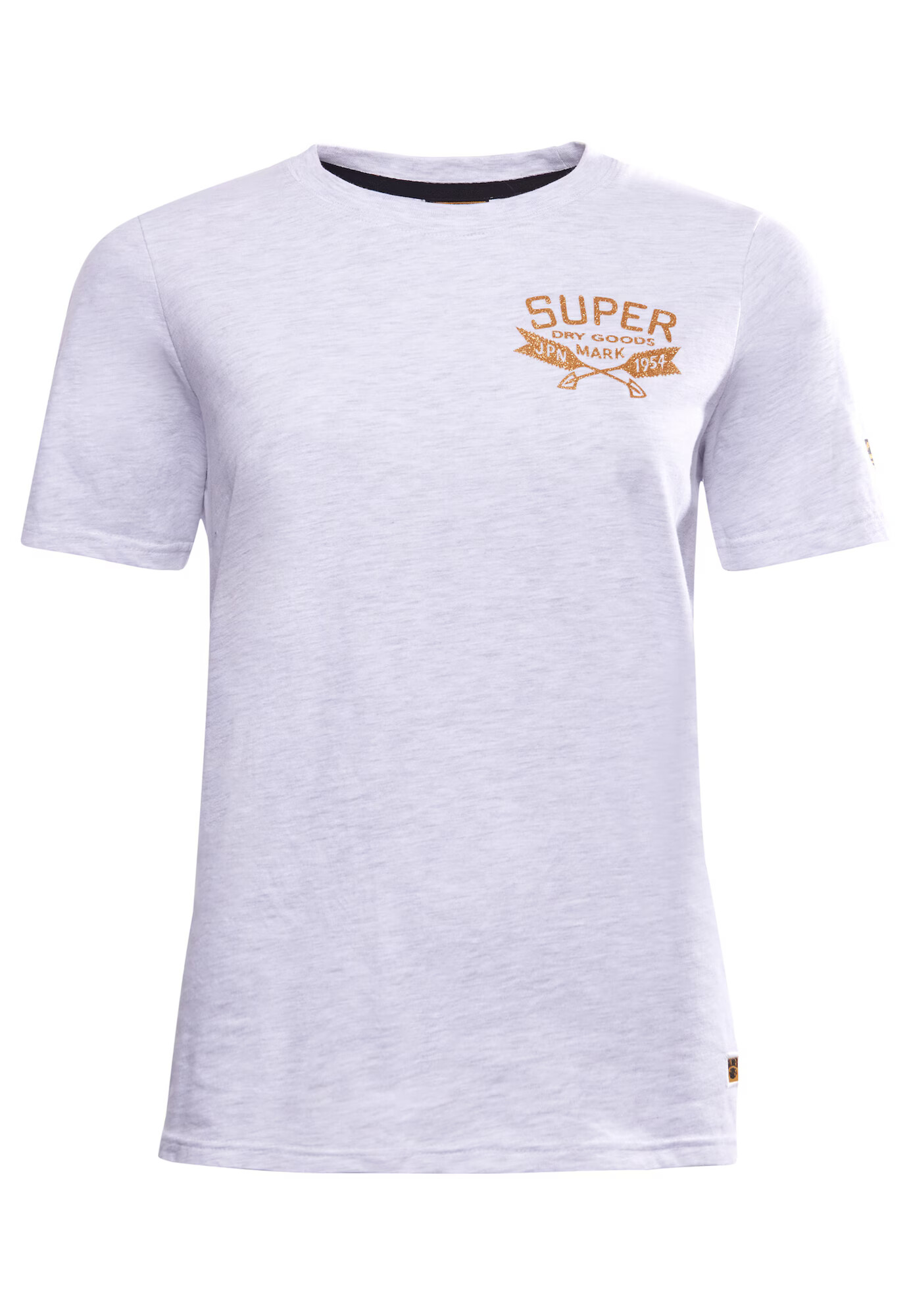 Superdry Tričko zlatá / svetlosivá - Pepit.sk