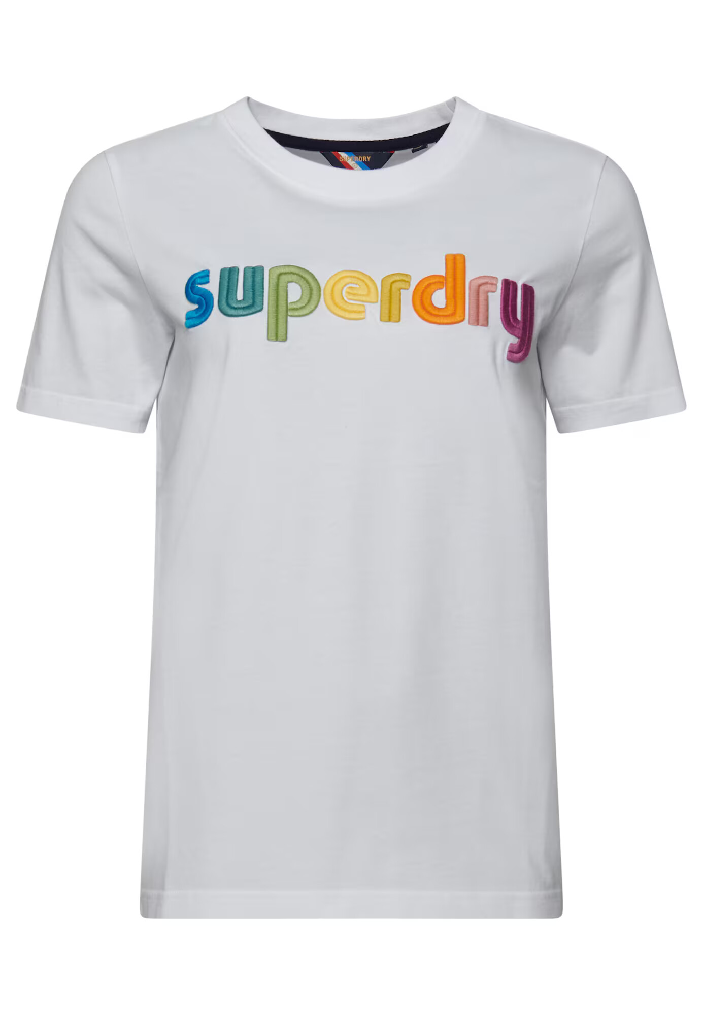 Superdry Tričko žltá / zelená / farba lesného ovocia / oranžová / biela - Pepit.sk