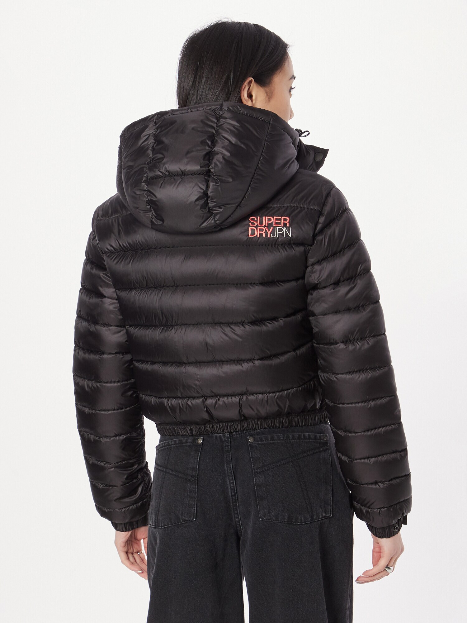 Superdry Prechodná bunda červená / čierna - Pepit.sk