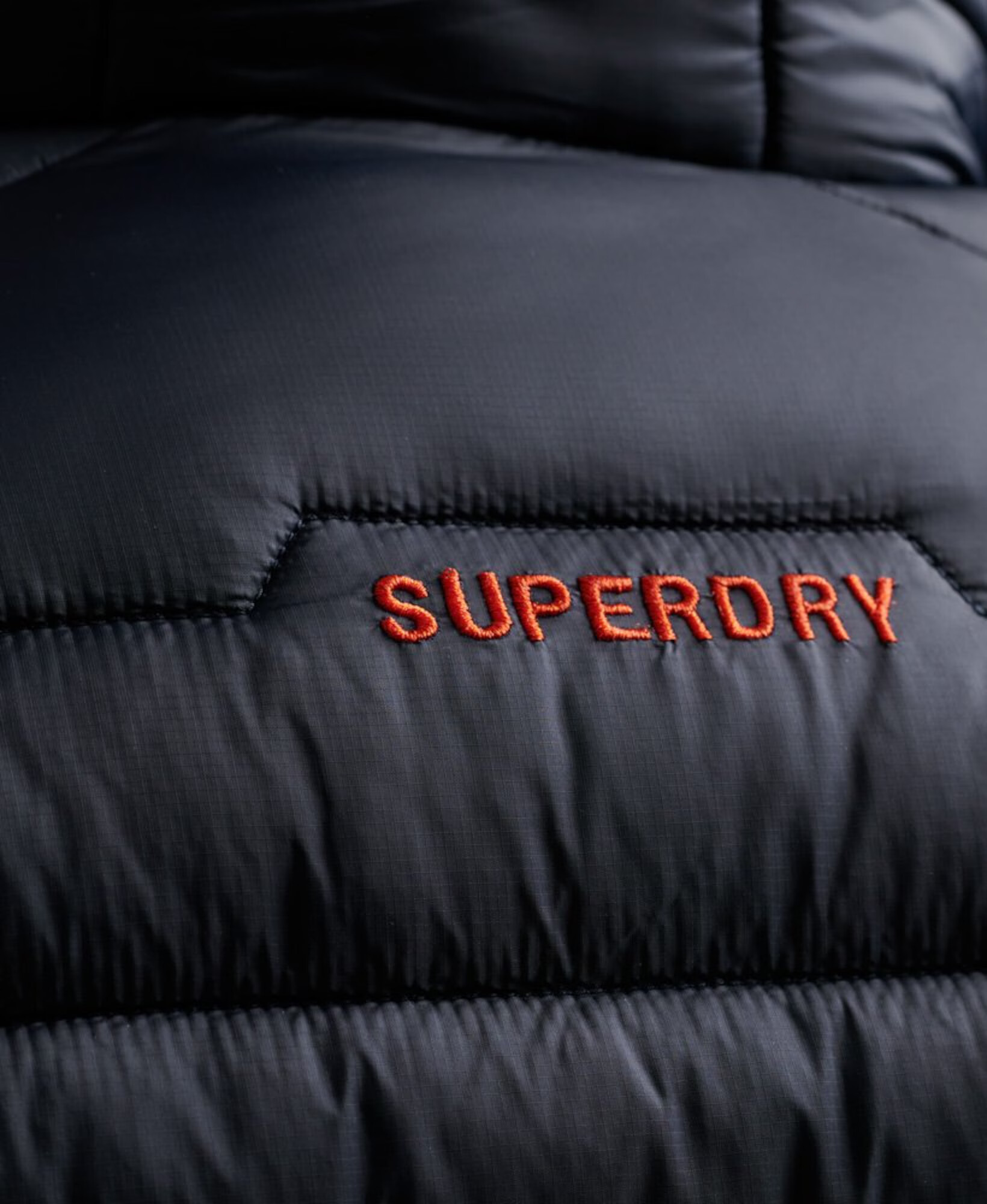 Superdry Zimná bunda 'Fuji ' námornícka modrá / oranžová - Pepit.sk