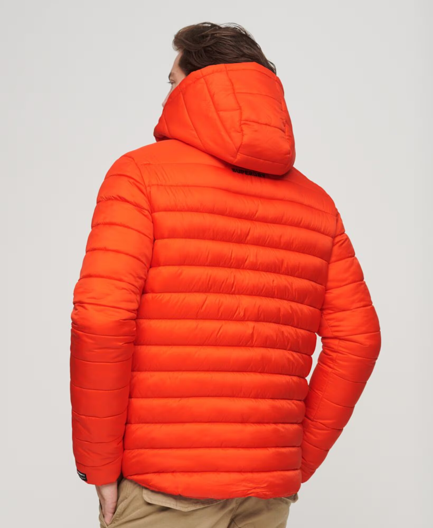 Superdry Zimná bunda 'Fuji' neónovo oranžová / čierna - Pepit.sk