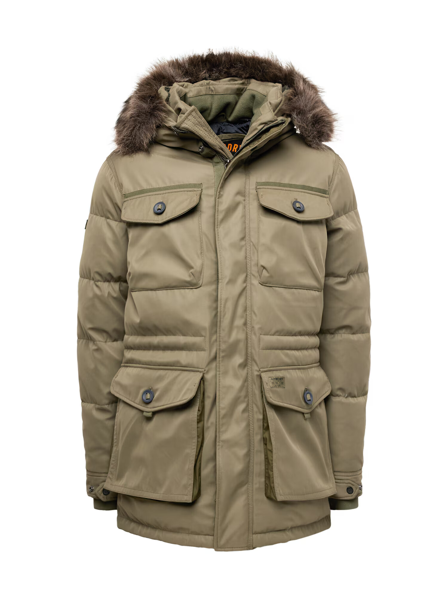 Superdry Zimná parka 'Chinook' olivová - Pepit.sk