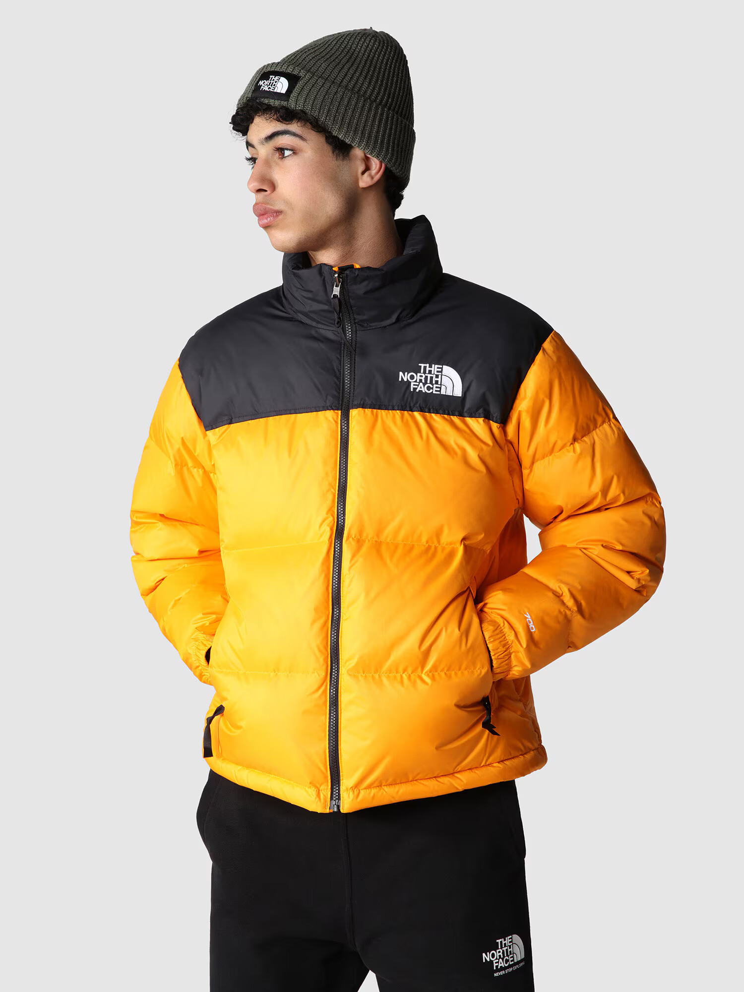 THE NORTH FACE Zimná bunda '1996 RETRO NUPTSE' oranžová / čierna / biela - Pepit.sk