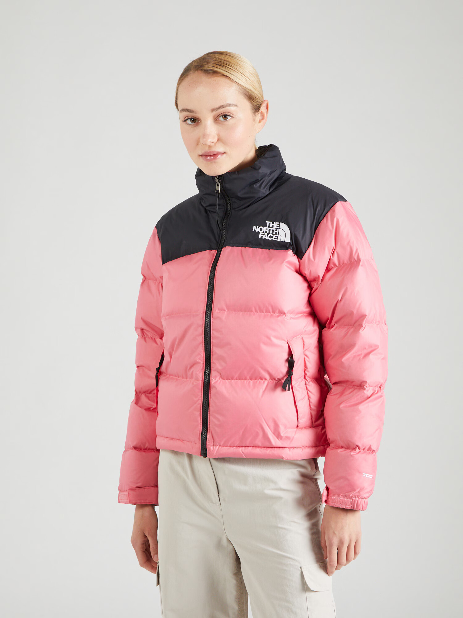 THE NORTH FACE Zimná bunda '1996 Retro Nuptse' staroružová / čierna / biela - Pepit.sk