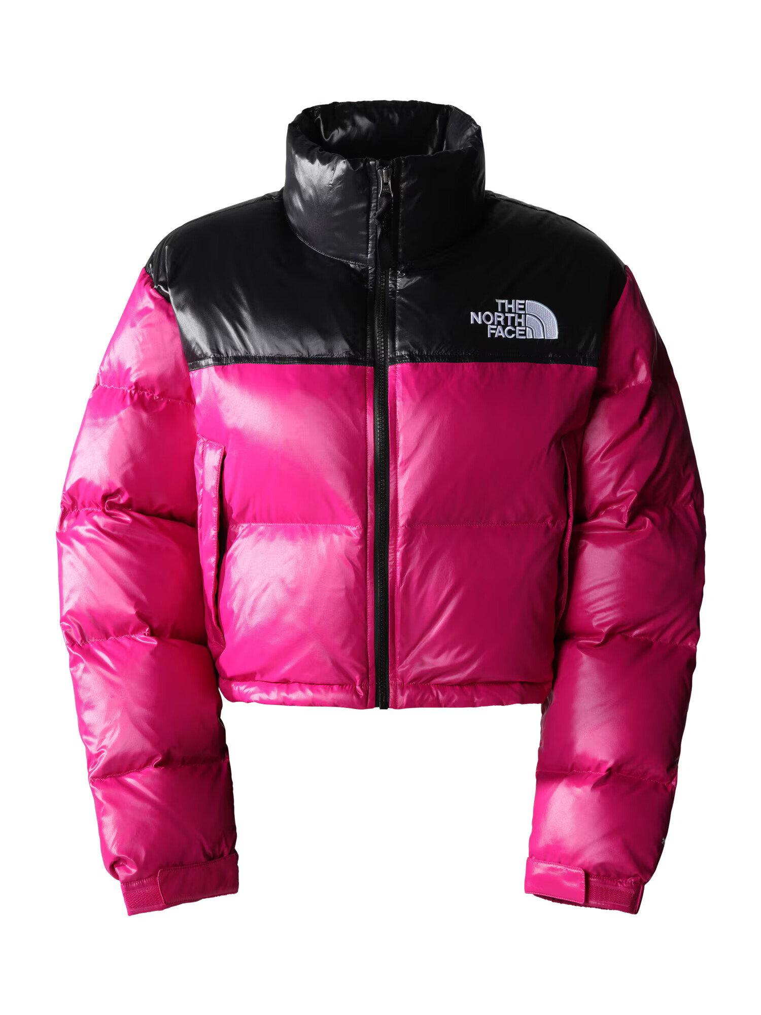 THE NORTH FACE Zimná bunda 'Nuptse' fuksia / čierna / biela - Pepit.sk