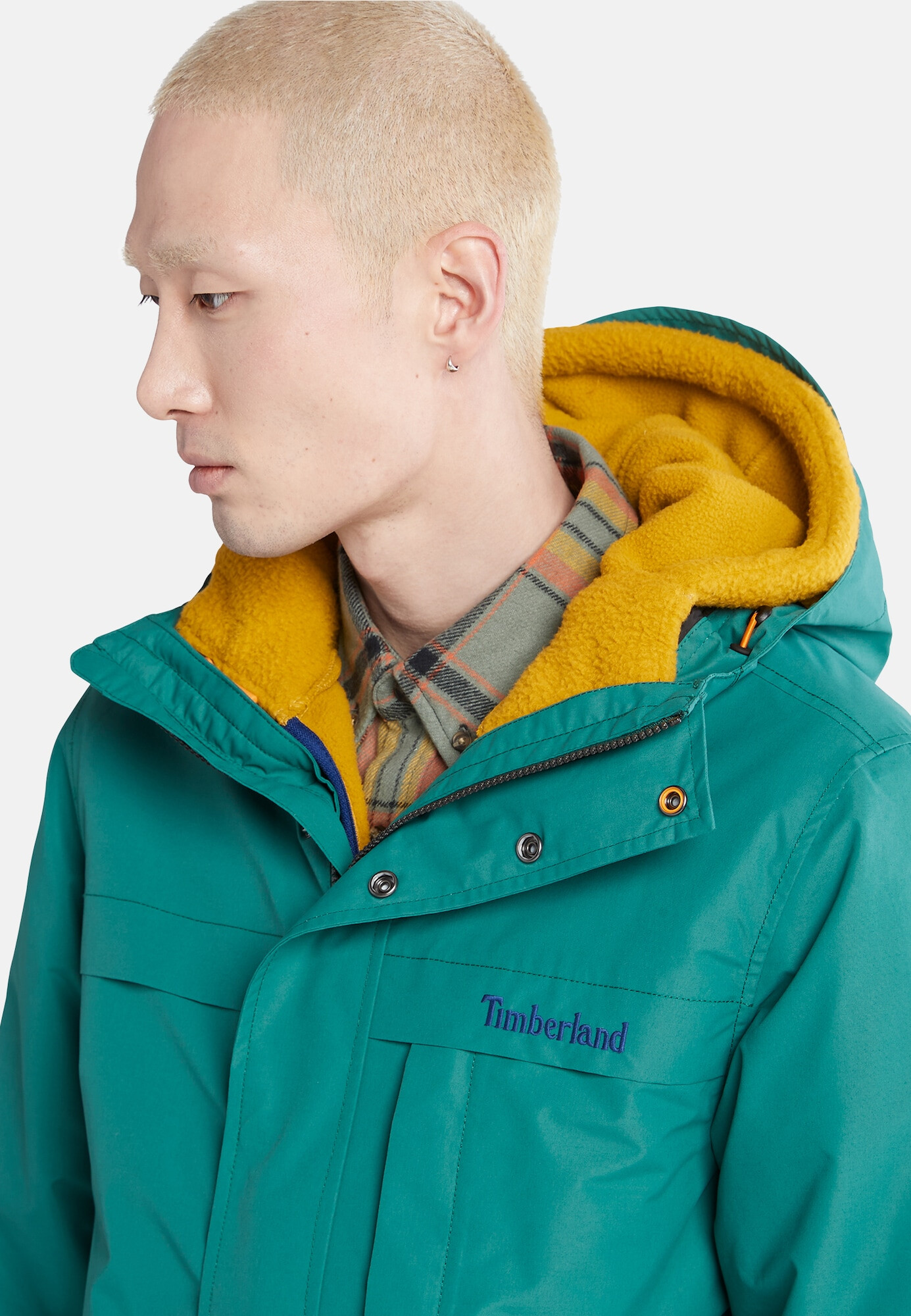 TIMBERLAND Prechodná bunda 'Benton' námornícka modrá / medová / smaragdová - Pepit.sk