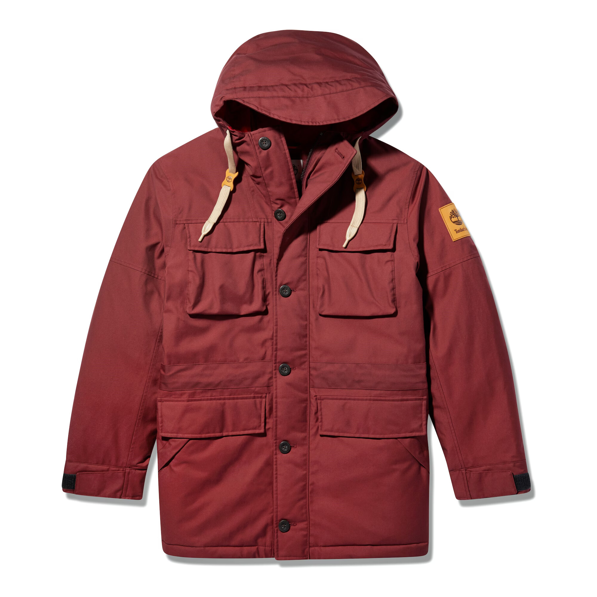 TIMBERLAND Prechodná parka 'Expedition' koňaková / burgundská - Pepit.sk