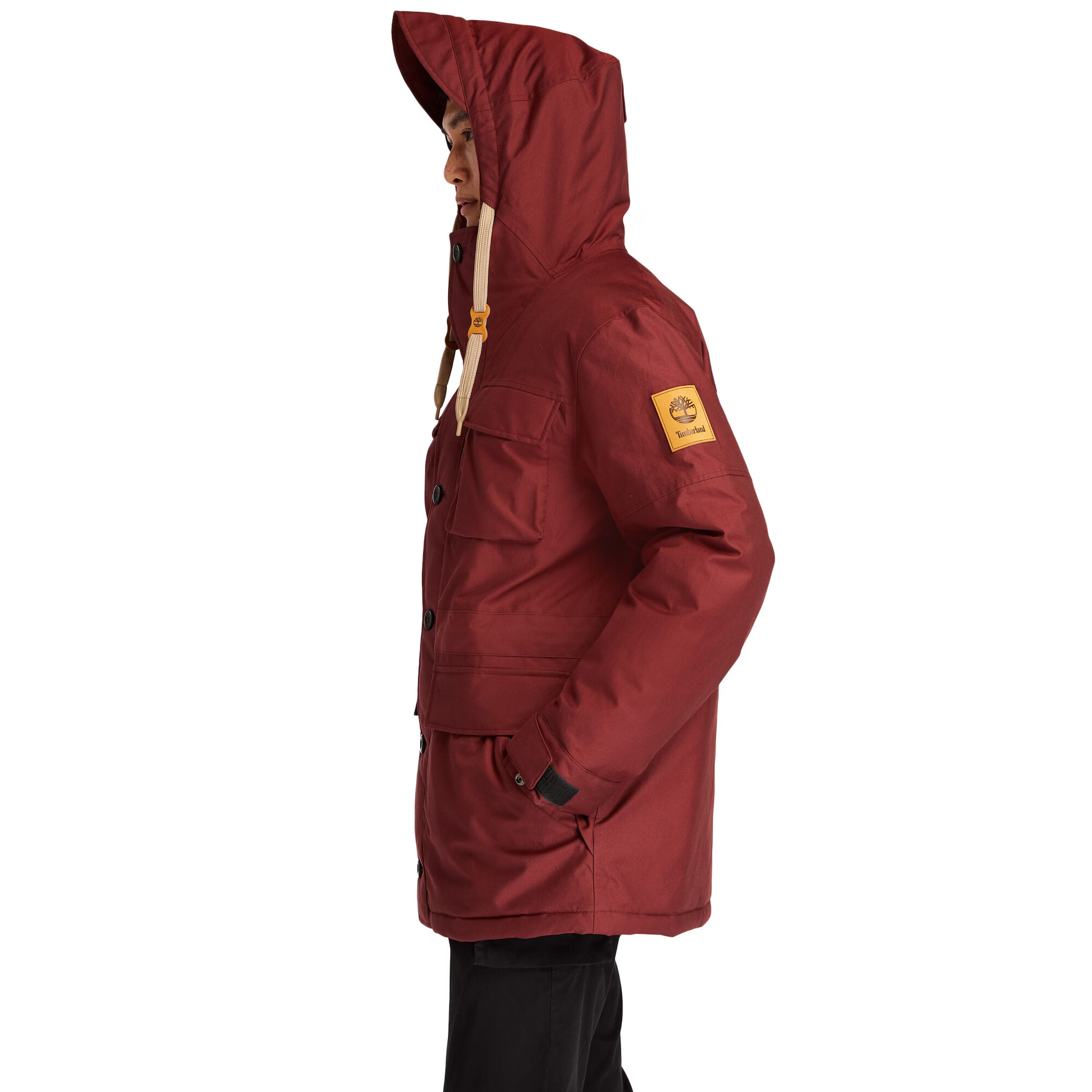 TIMBERLAND Prechodná parka 'Expedition' koňaková / burgundská - Pepit.sk