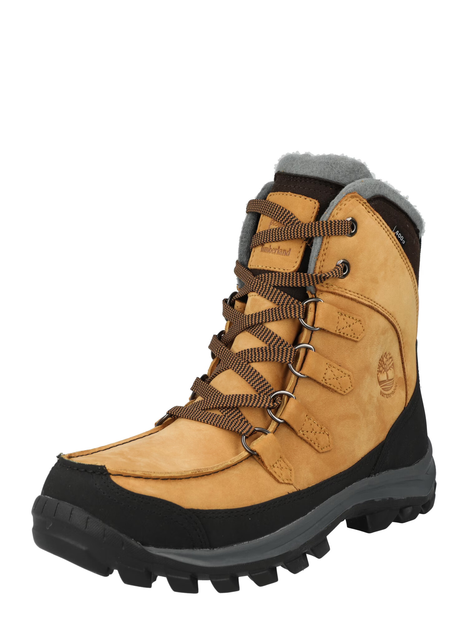 TIMBERLAND Šnurovacie čižmy '6" Premium' koňaková / sivá / čierna - Pepit.sk