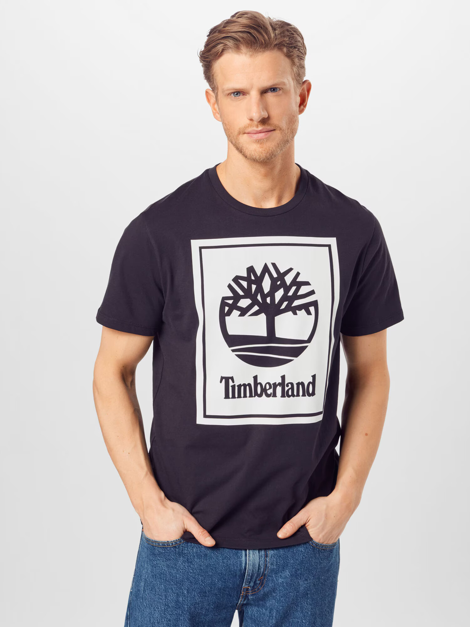 TIMBERLAND Tričko čierna / biela - Pepit.sk