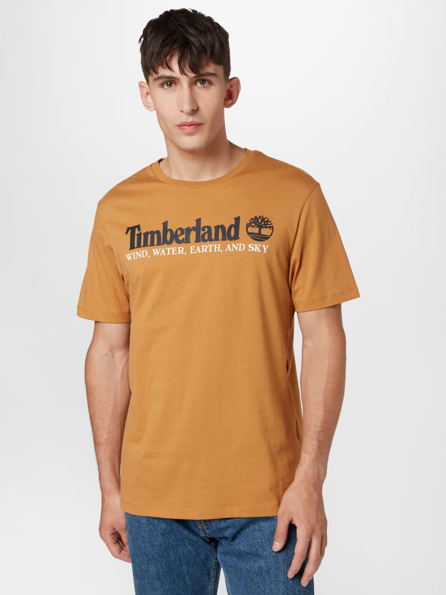 TIMBERLAND Tričko koňaková / čierna / biela - Pepit.sk