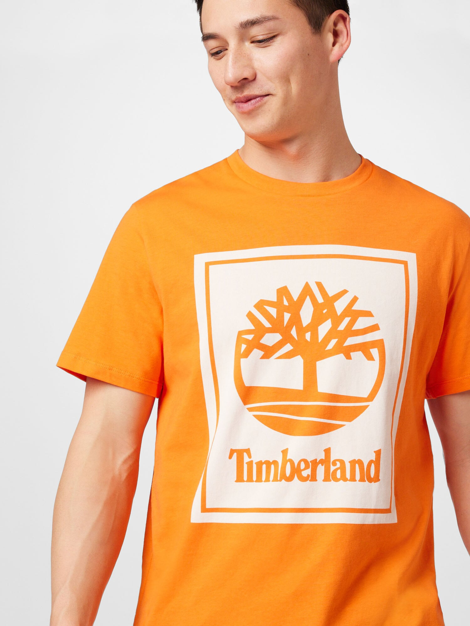 TIMBERLAND Tričko oranžová / prírodná biela - Pepit.sk