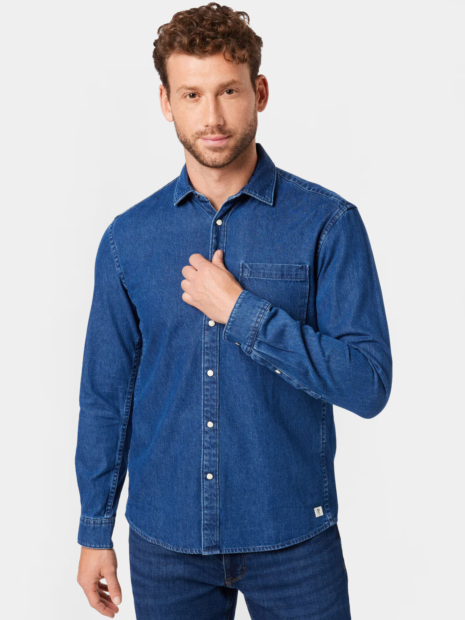 TOM TAILOR DENIM Košeľa modrá denim - Pepit.sk