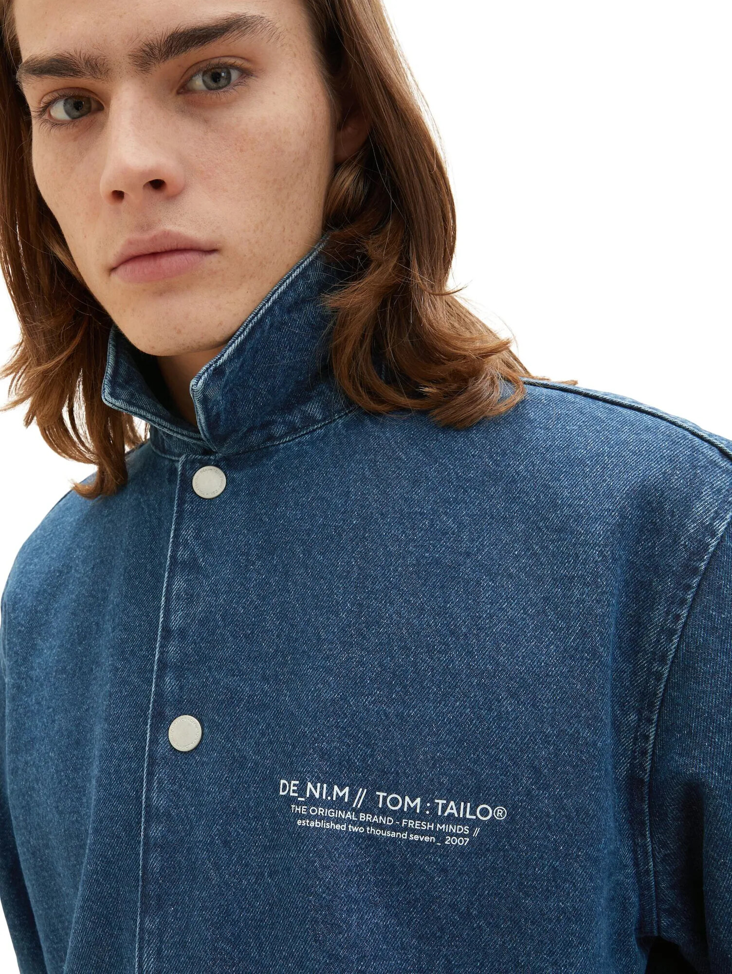 TOM TAILOR DENIM Prechodná bunda modrá denim - Pepit.sk