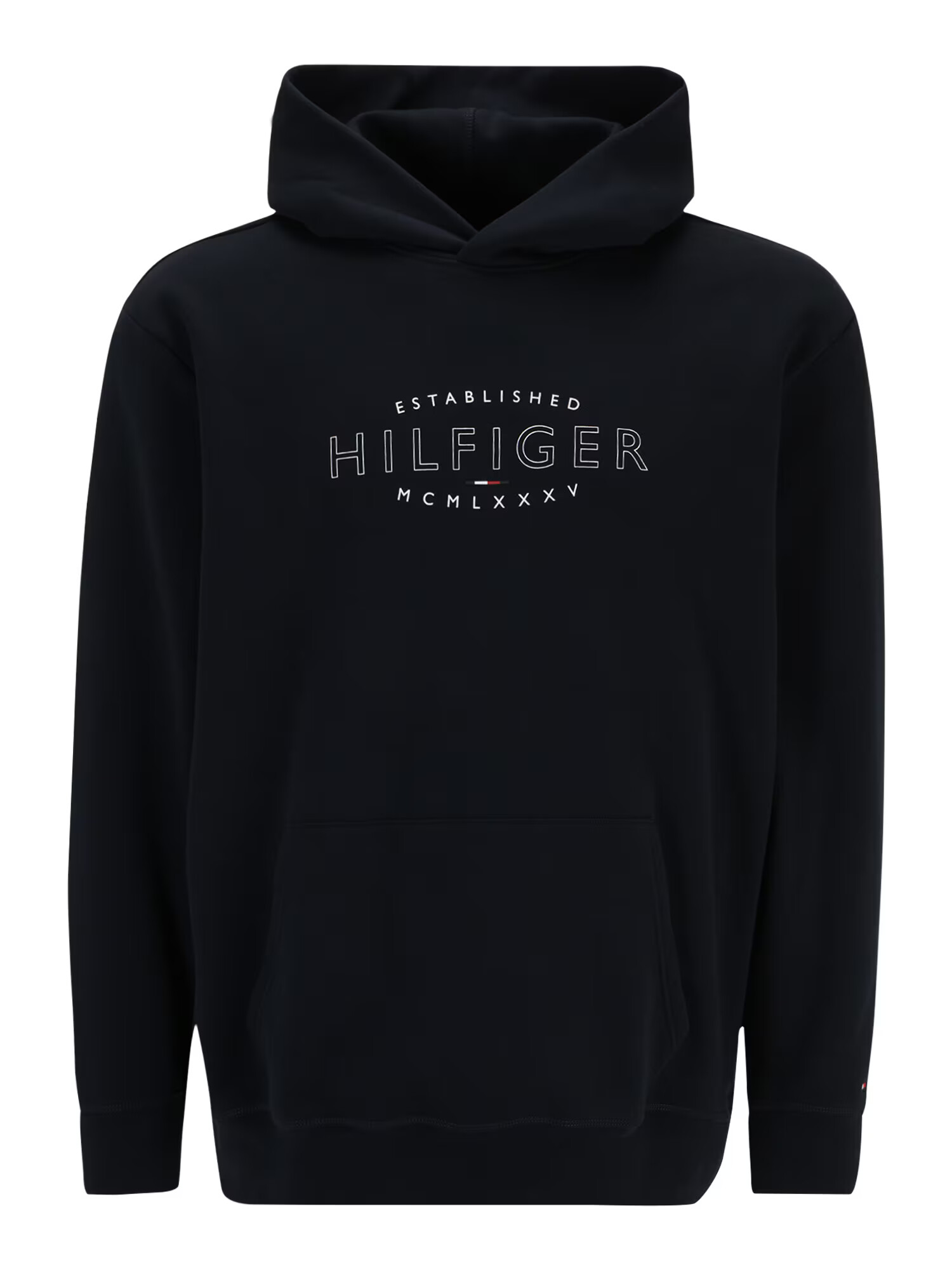 Tommy Hilfiger Big & Tall Mikina tmavomodrá / červená / šedobiela - Pepit.sk