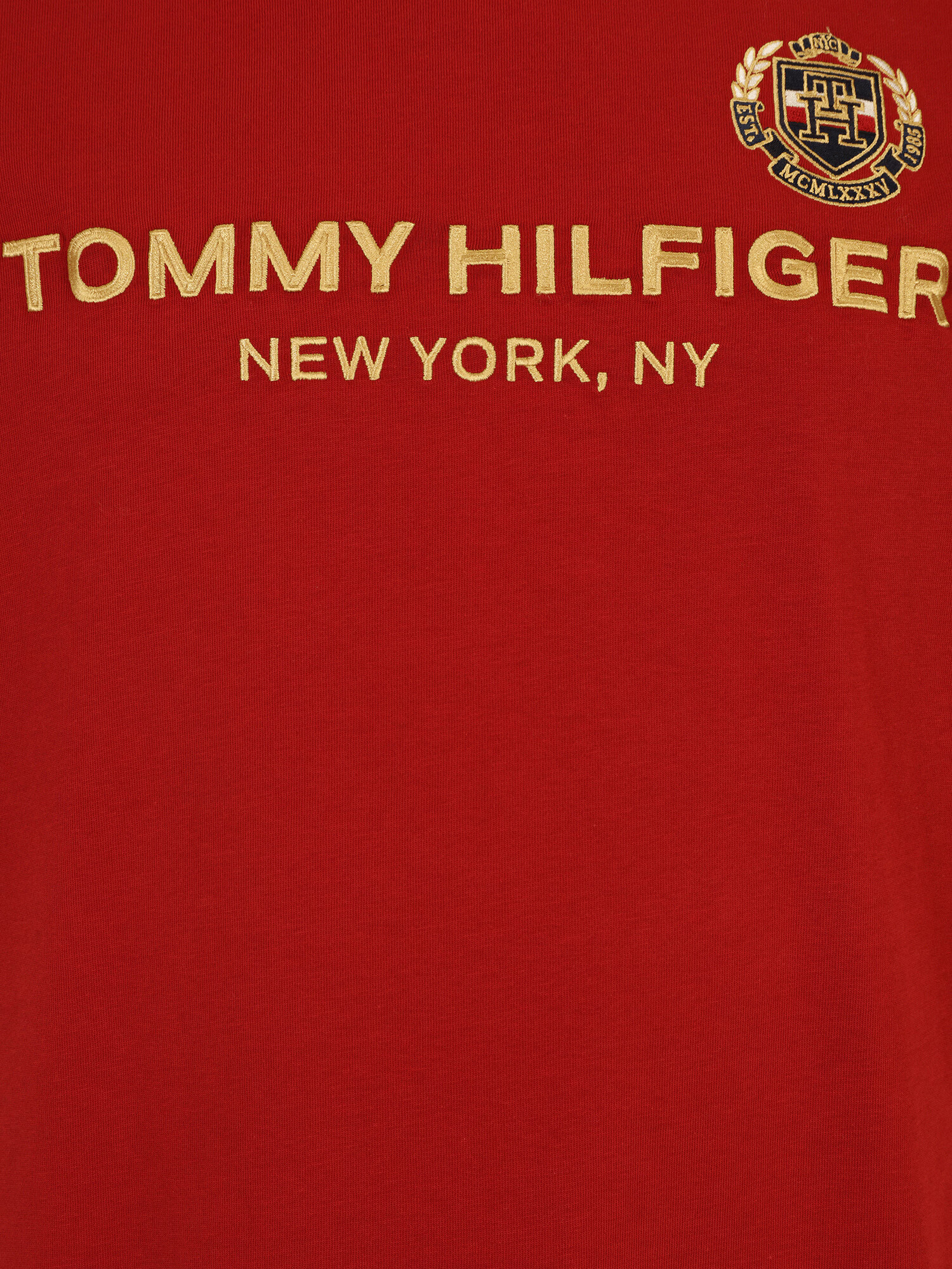 Tommy Hilfiger Big & Tall Tričko tmavomodrá / zlatá / červená / biela - Pepit.sk