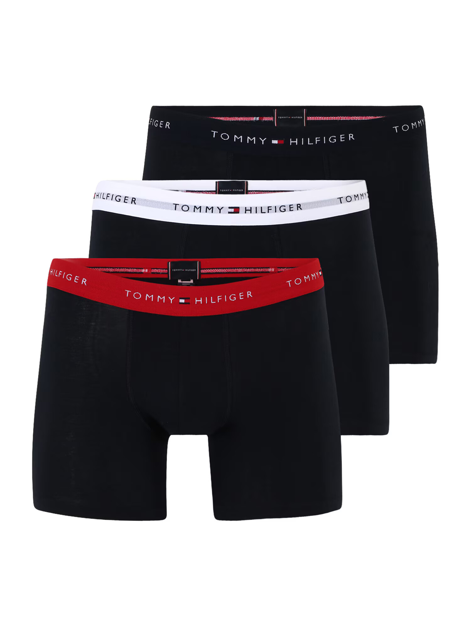 TOMMY HILFIGER Boxerky námornícka modrá / červená / čierna / biela - Pepit.sk