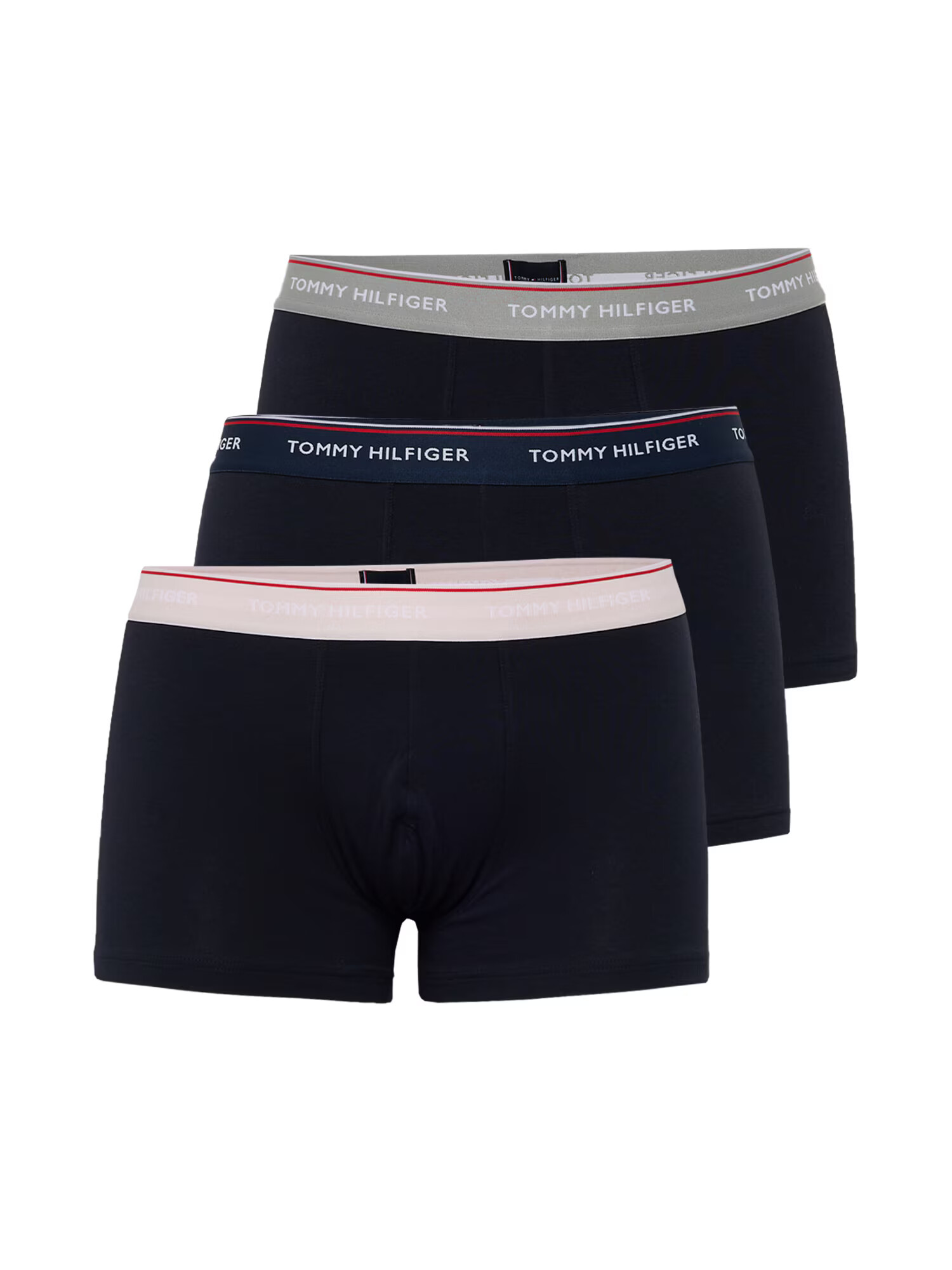 Tommy Hilfiger Underwear Boxerky tmavomodrá / sivá / ružová / biela - Pepit.sk