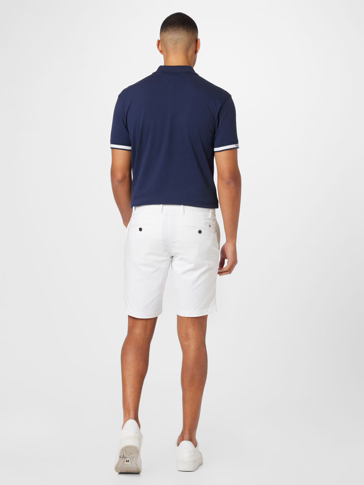 TOMMY HILFIGER Chino nohavice 'Brooklyn' námornícka modrá / červená / biela - Pepit.sk