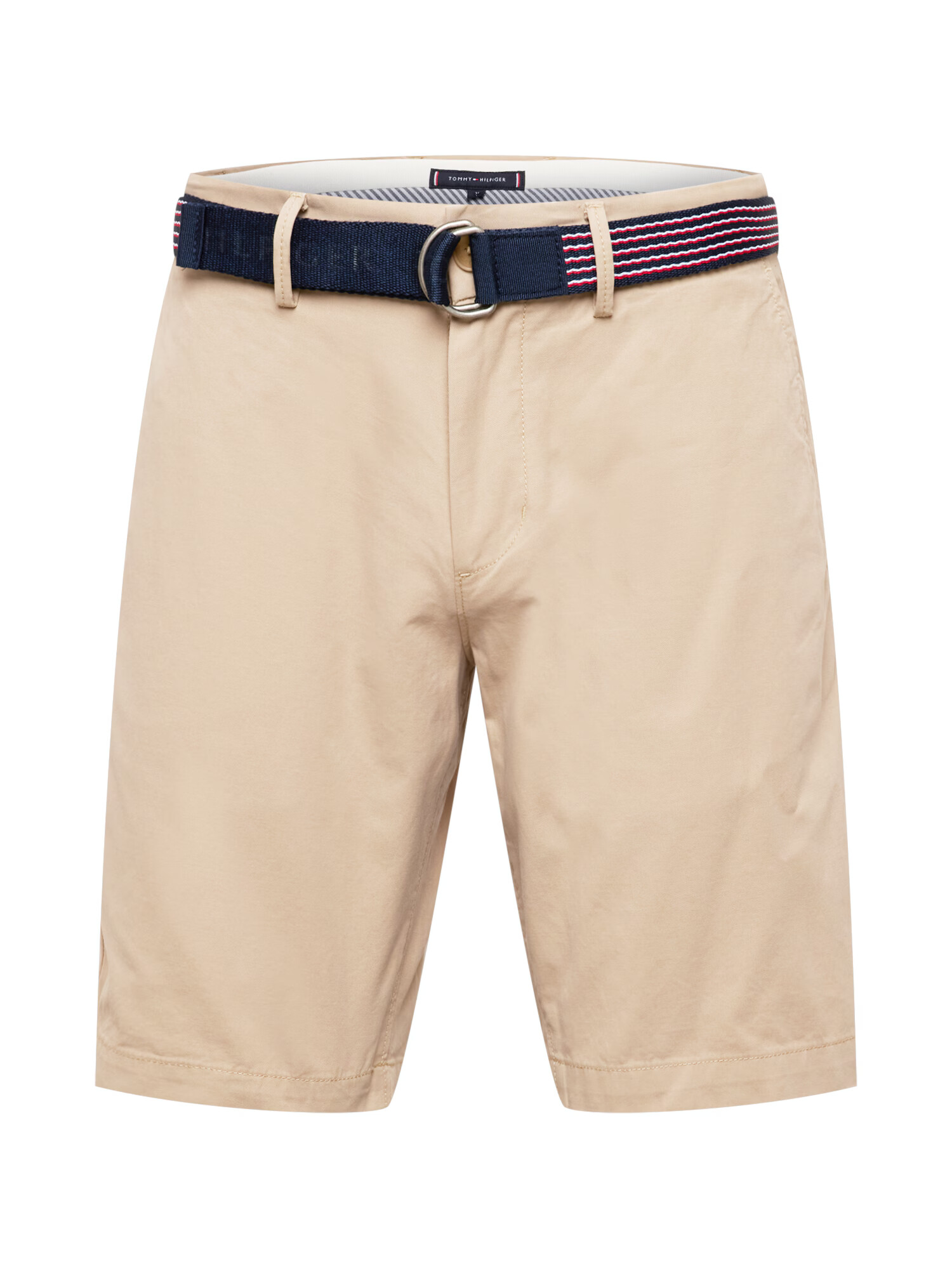 TOMMY HILFIGER Chino nohavice 'BROOKLYN' svetlobéžová / námornícka modrá / červená / biela - Pepit.sk