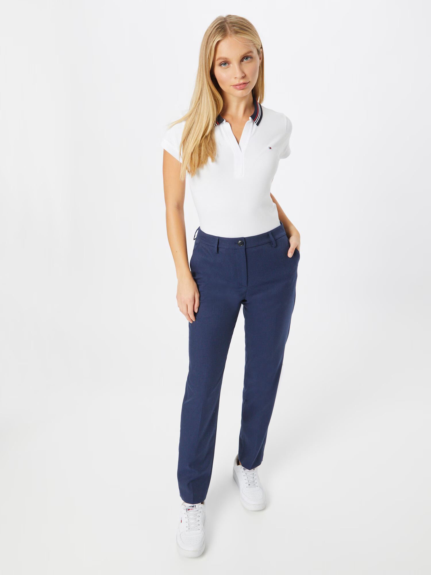 TOMMY HILFIGER Chino nohavice námornícka modrá - Pepit.sk