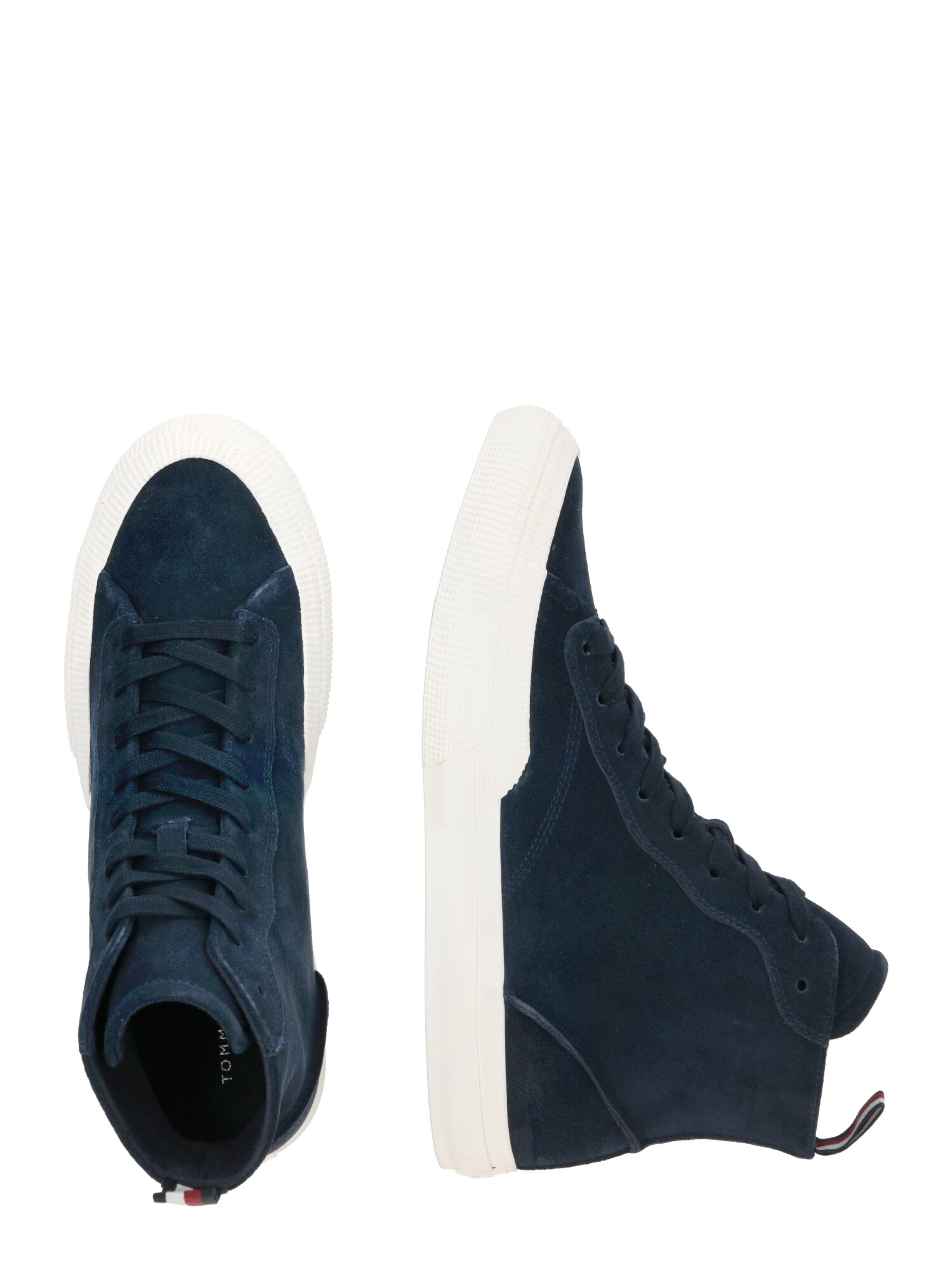 TOMMY HILFIGER Členkové tenisky 'VULC PREMIUM SUEDE ARTISAN' tmavomodrá - Pepit.sk