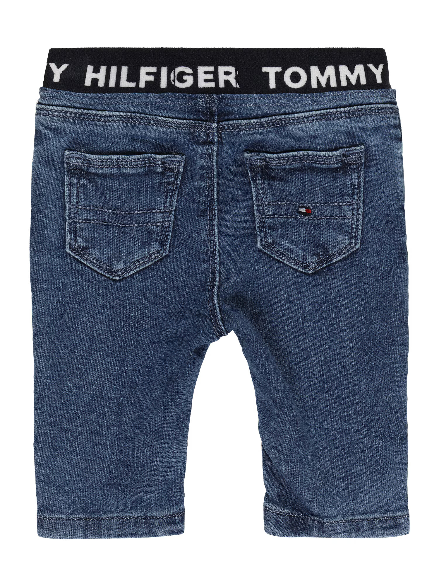 TOMMY HILFIGER Džínsy modrá denim / čierna / prírodná biela - Pepit.sk